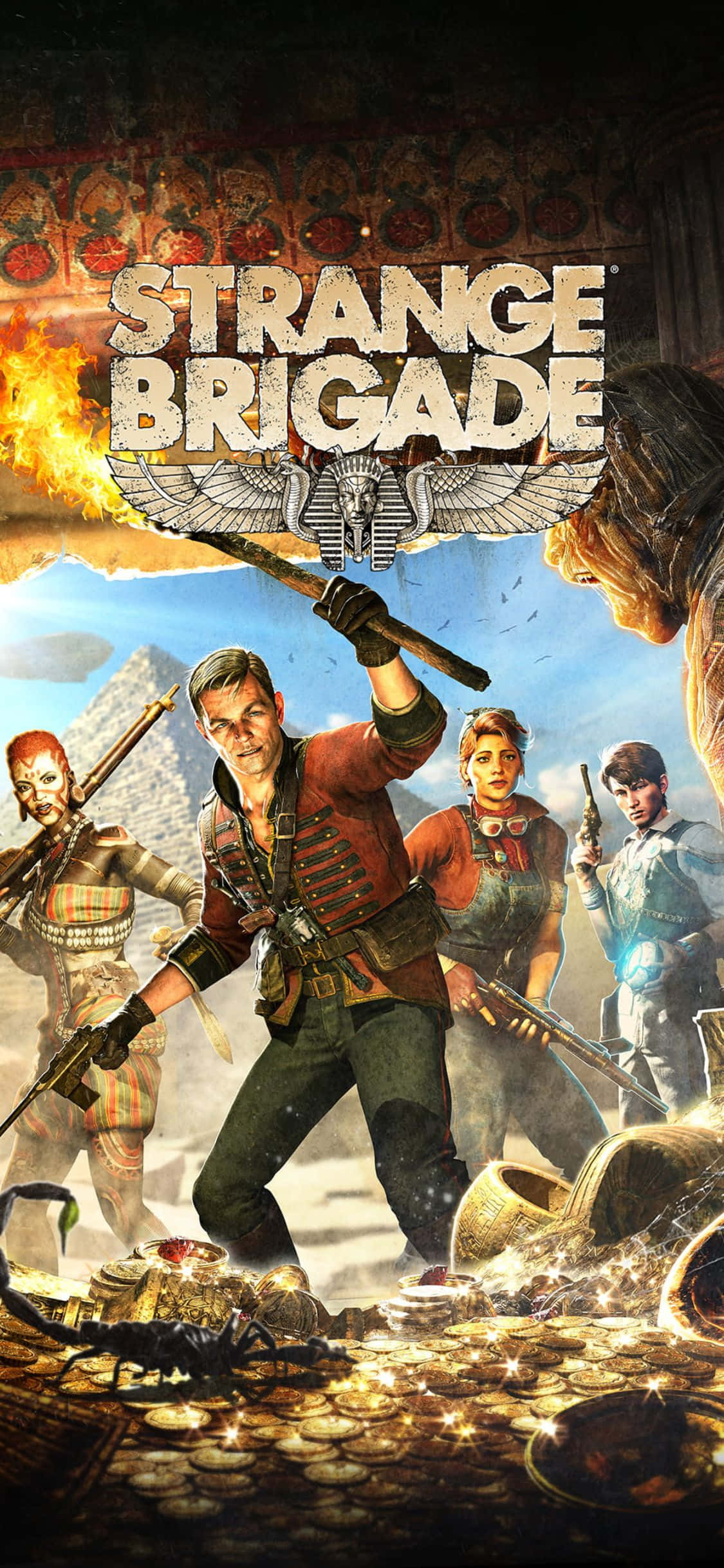 Skattgrotte iPhone X Strange Brigade Bakgrunn Bakgrunner