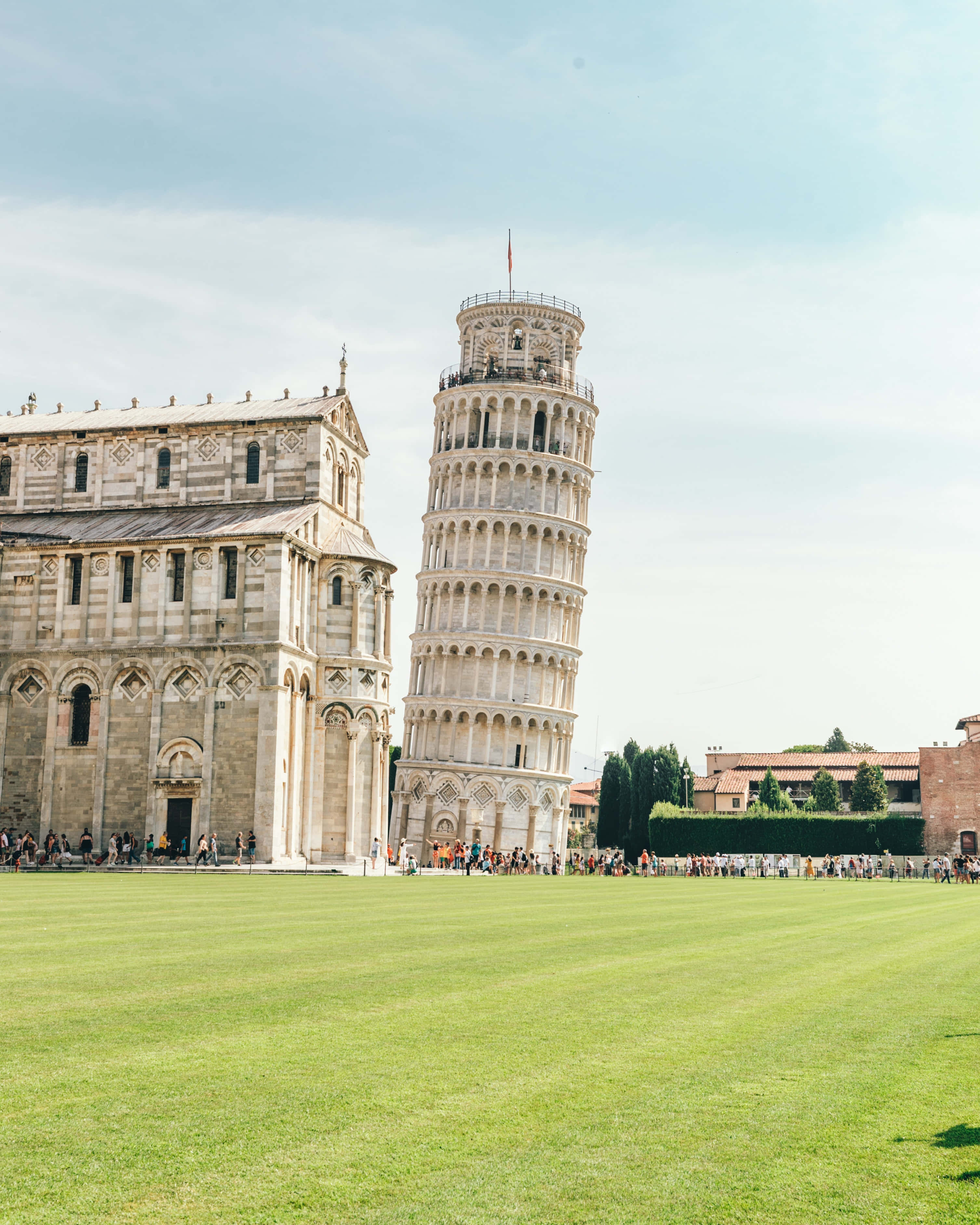 Skjeve tårn i Pisa Telefonfotografi Bakgrunner