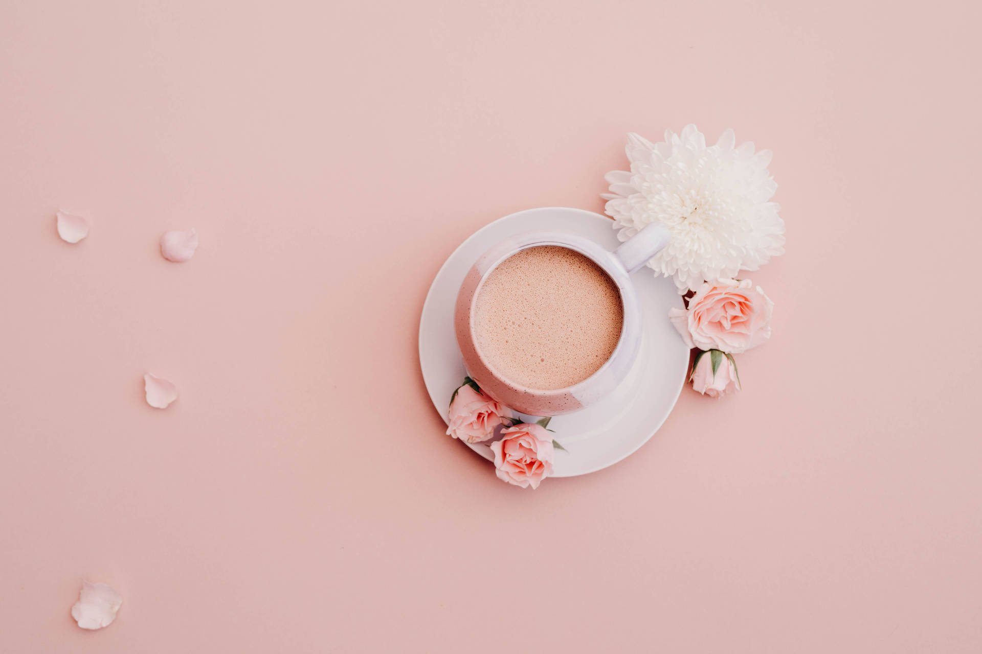 Skjønnhetens blomstring — Rosa estetisk GIF Bakgrunner