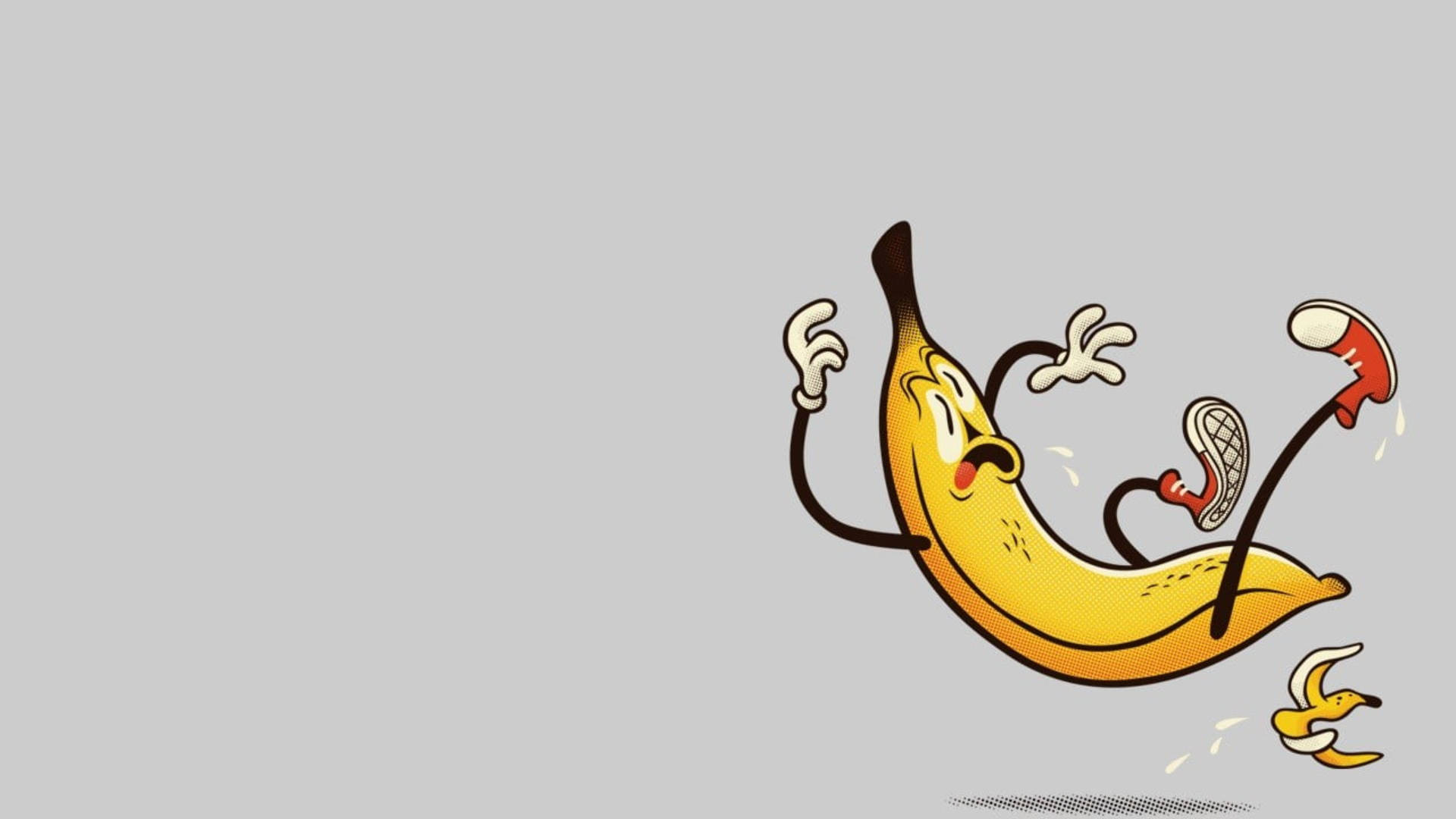 Skliende banan tegneserie Bakgrunner