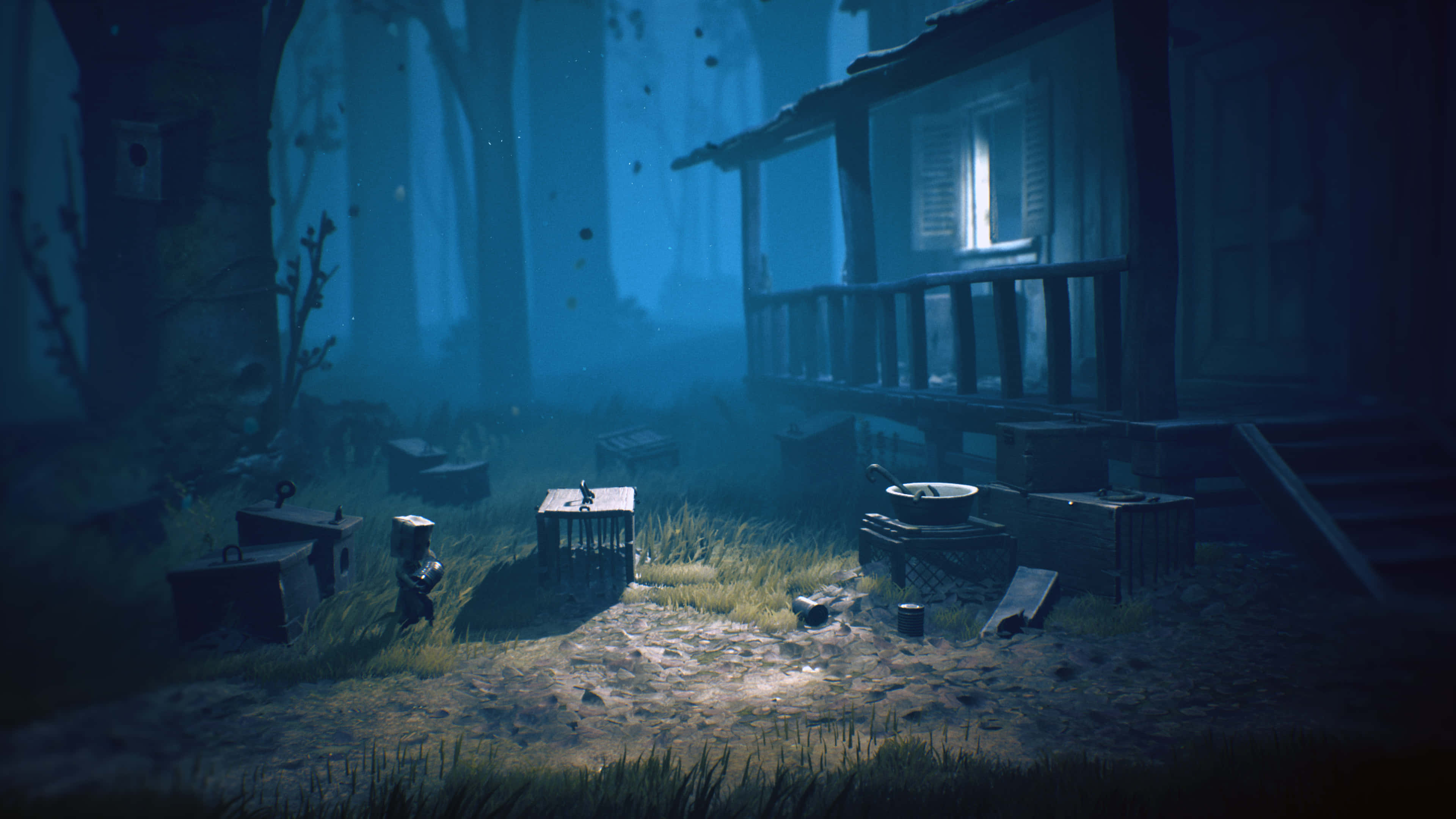 Skogshytte Little Nightmares 4K Bakgrunner