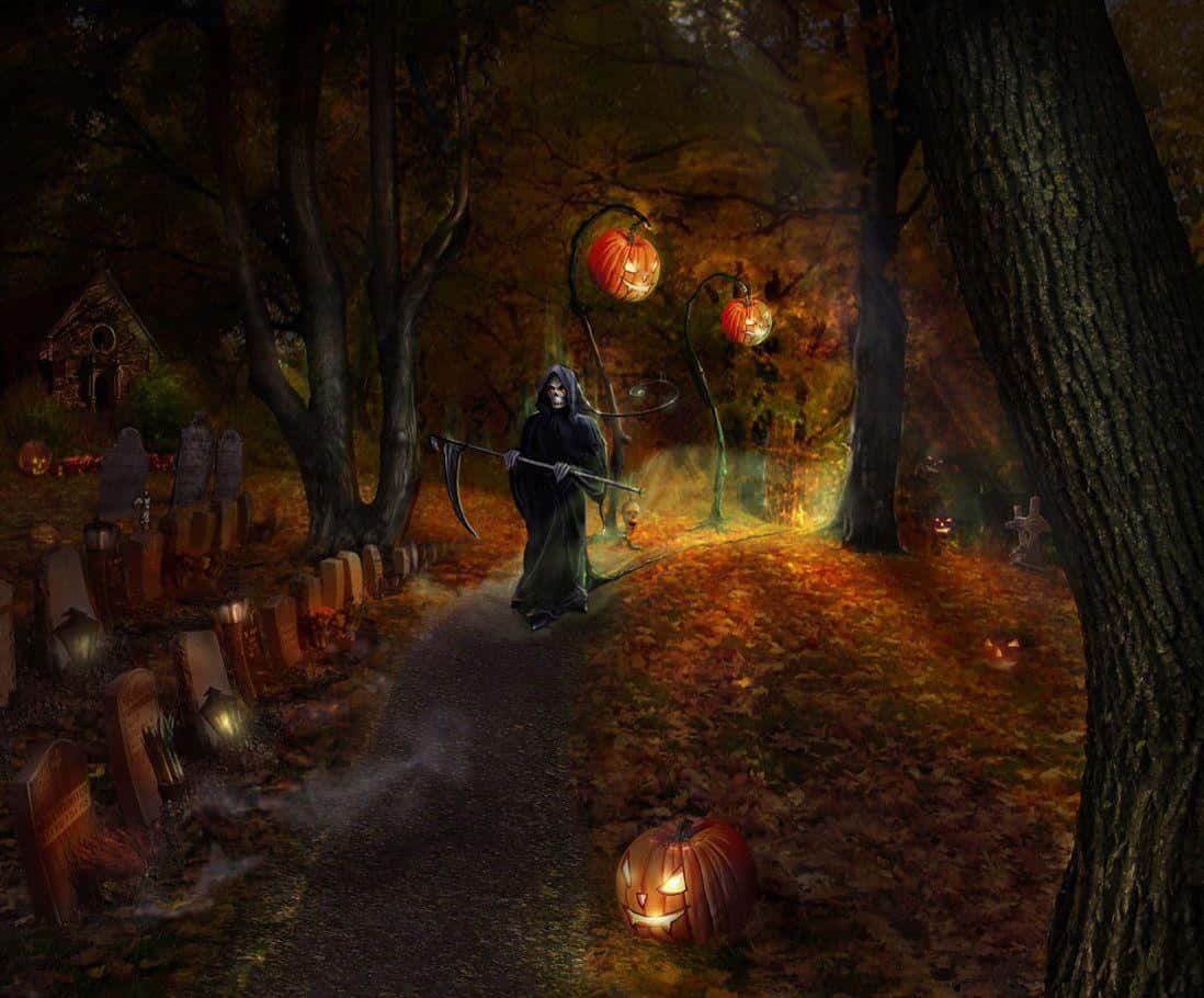 Skumle Halloween-bilder Bakgrunner