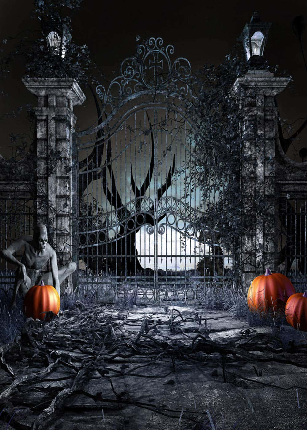 Skumle Halloween-bilder Bakgrunner