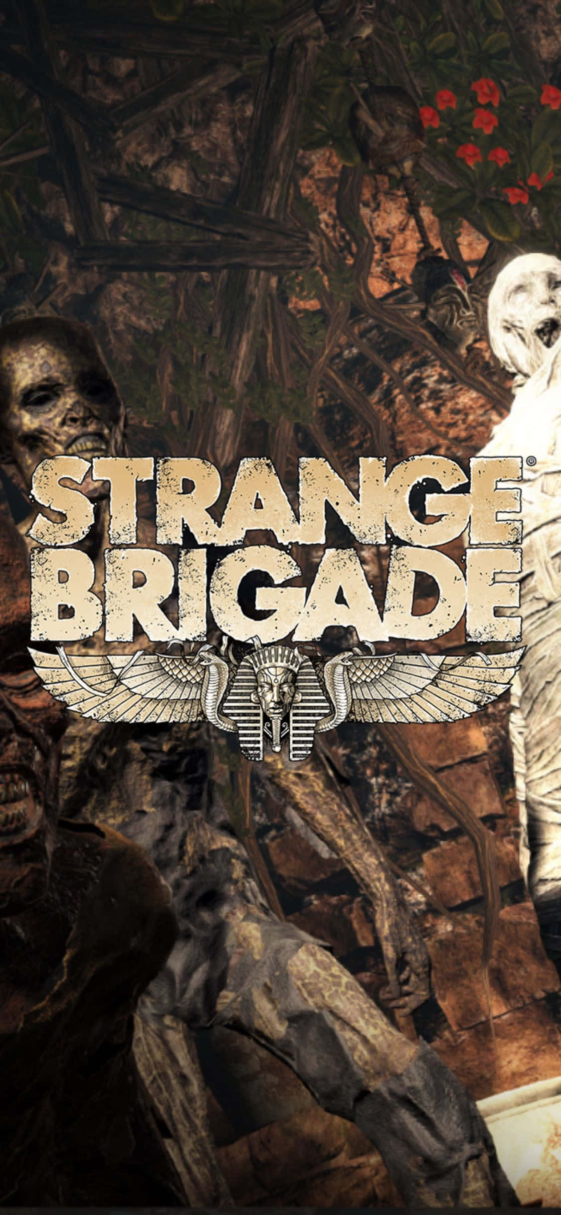 Skumle skjelett-zombier iPhone X Strange Brigade Bakgrunn Bakgrunner