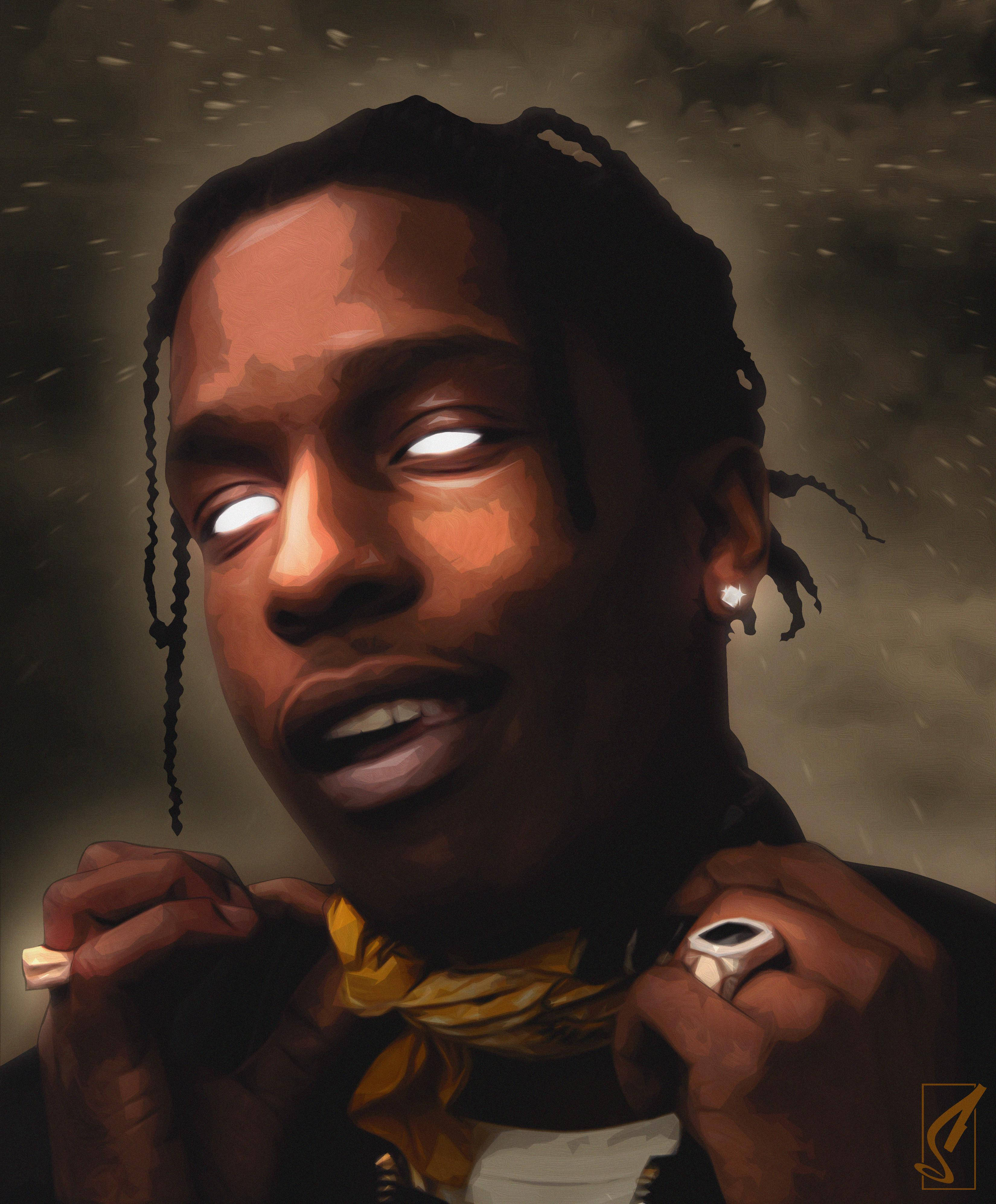 Skummel Asap Rocky Kunst Bakgrunner