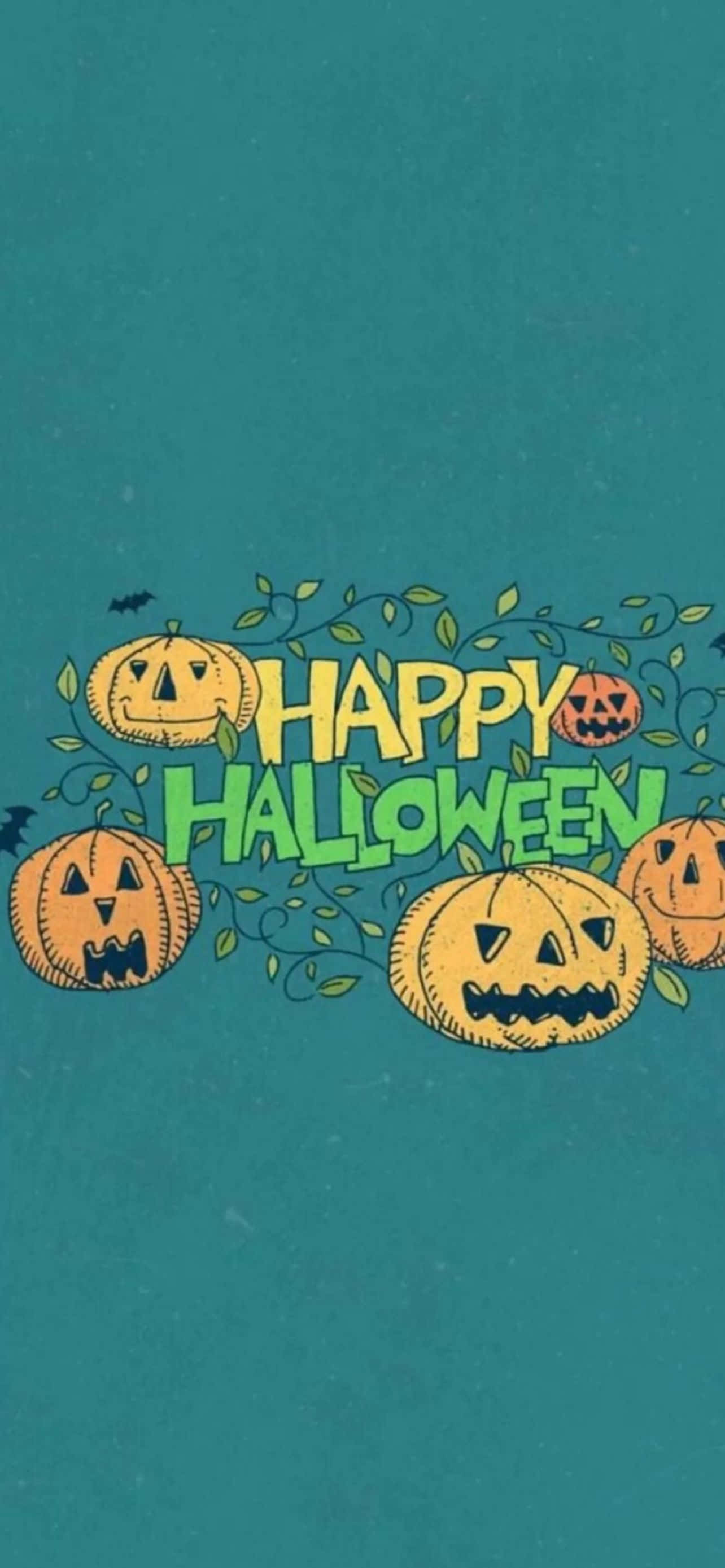 Skummel Halloween-nattlandskap Bakgrunner