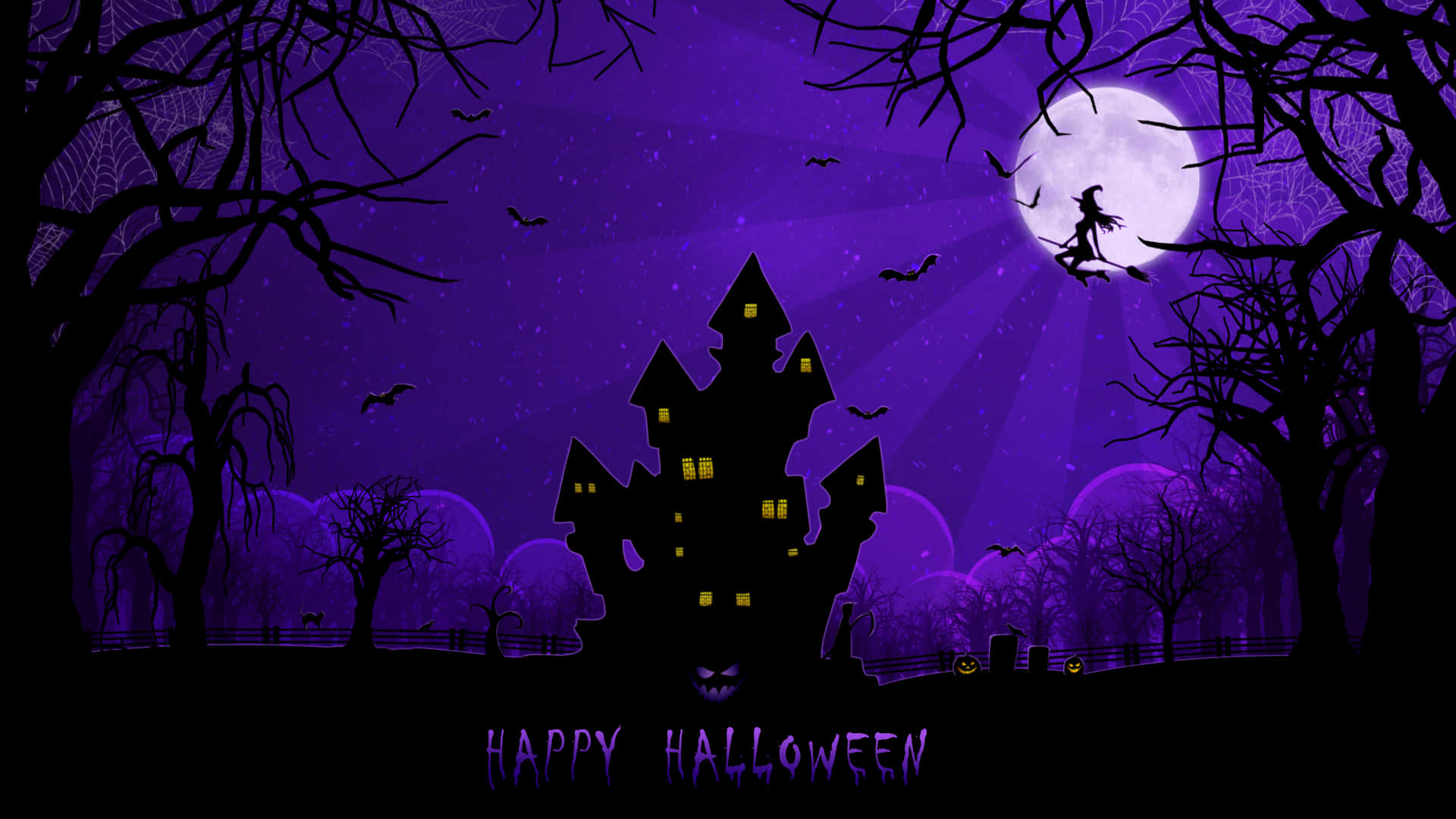 Skummel Halloween-bakgrunn Bakgrunner