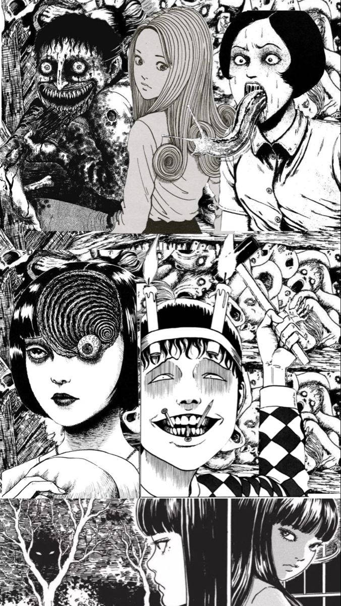 Skummel Junji Ito-samling Bakgrunner