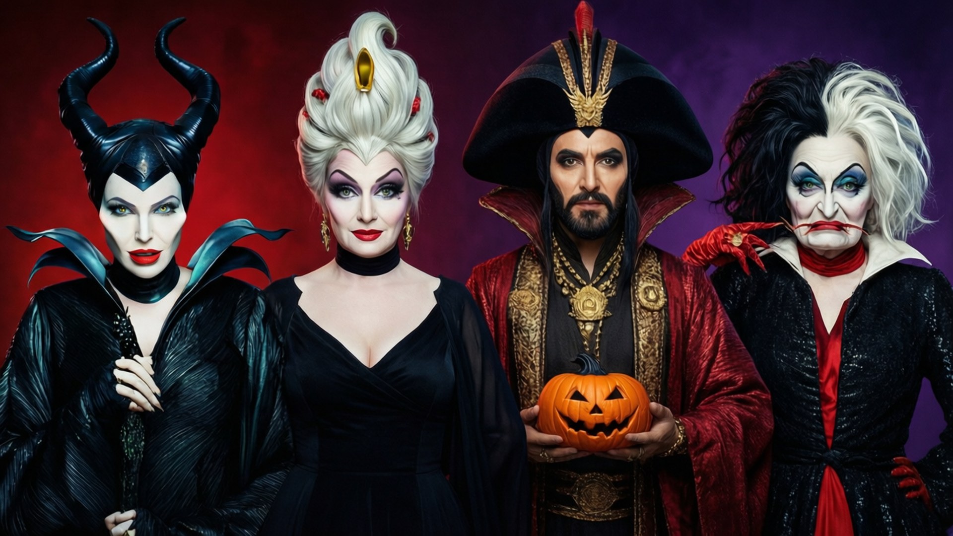 Skurkenes Halloween-samling Bakgrunner