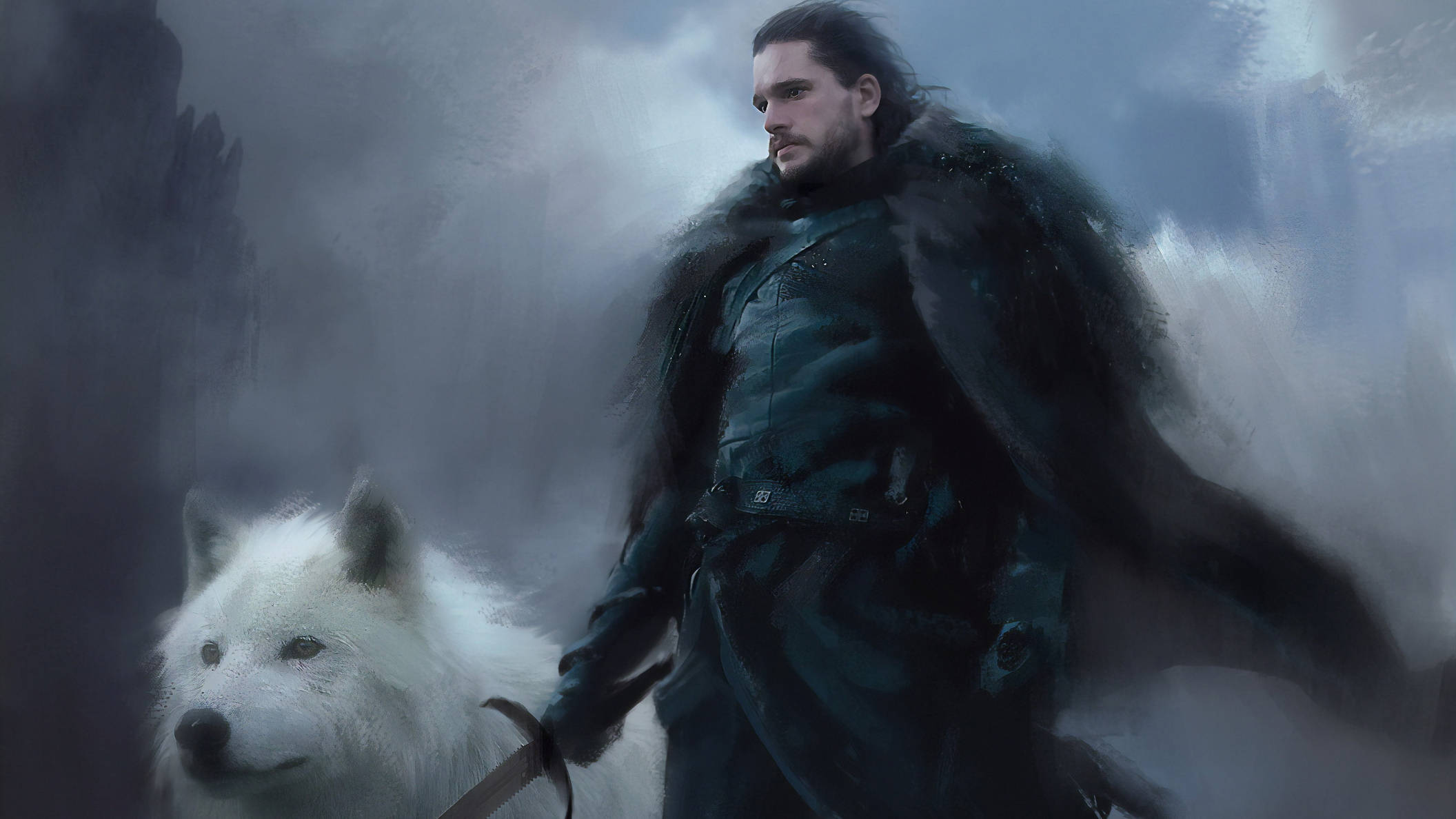 Skyet himmel Jon Snow Game Of Thrones Bakgrunner