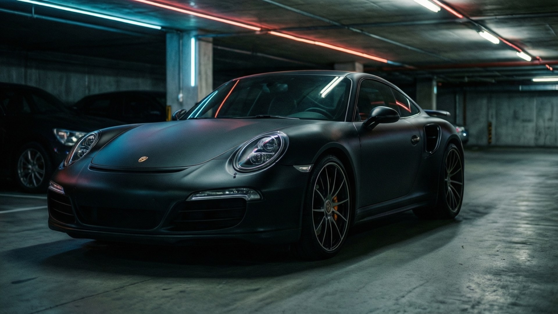 Skygge Porsche Bakgrunner