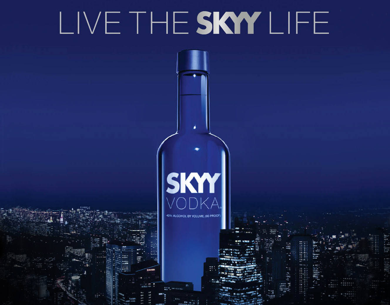 Skyy Vodka Live The Skyy Life Plakat Bakgrunner