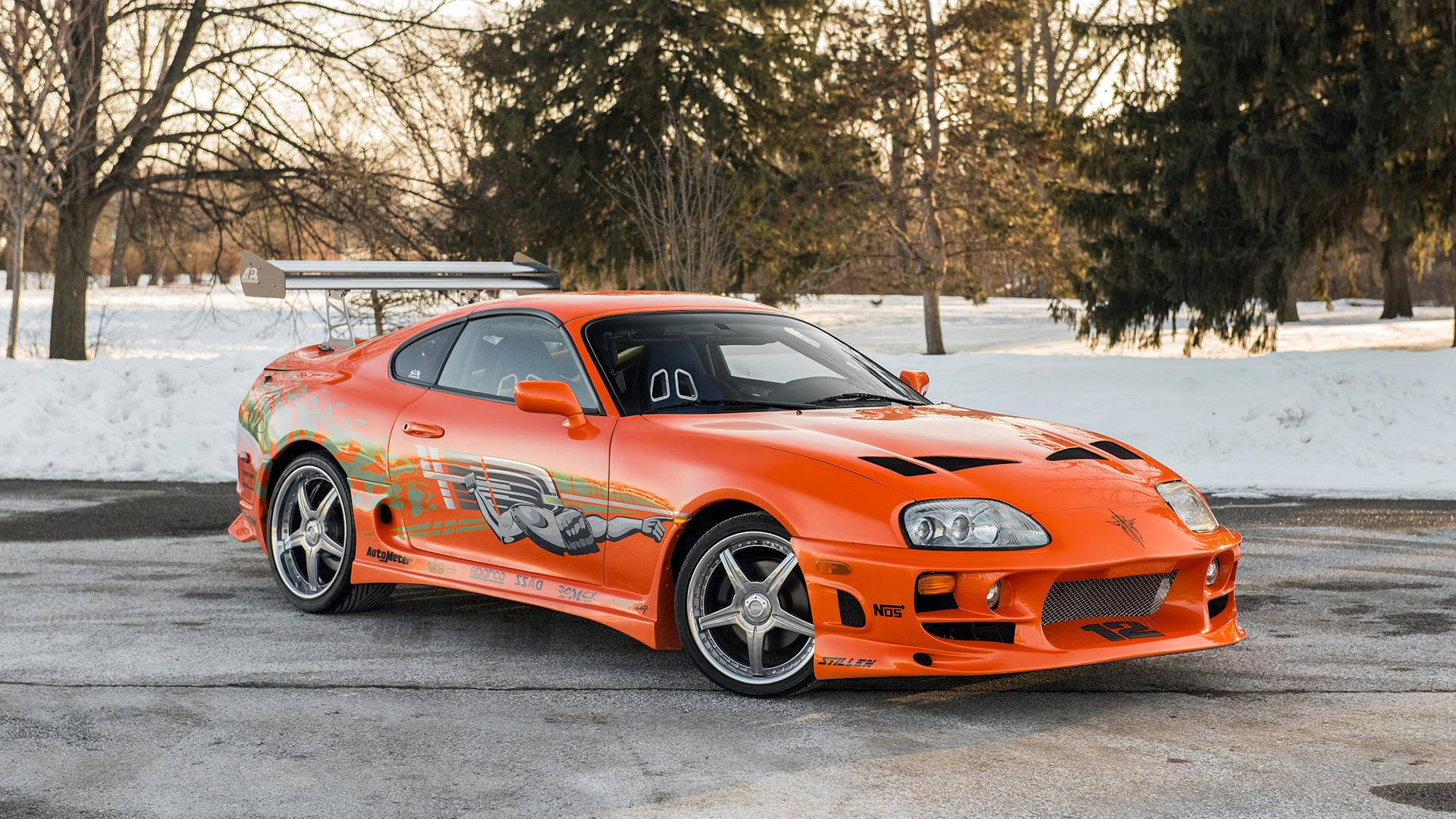 Slående oransje Toyota Supra Mk4 – Juvelen fra The Fast and the Furious Bakgrunner