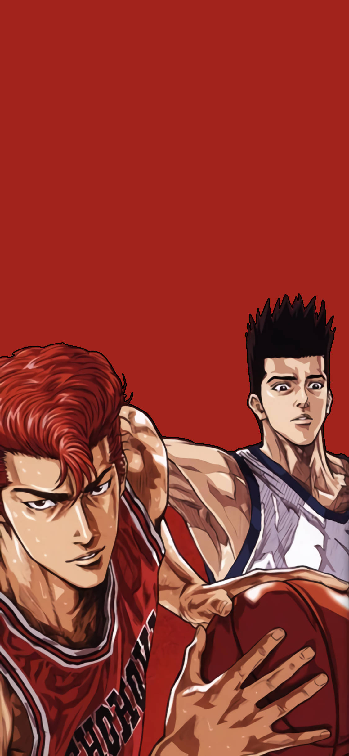 Slam Dunk Sakuragi Og Sendoh Bakgrunner