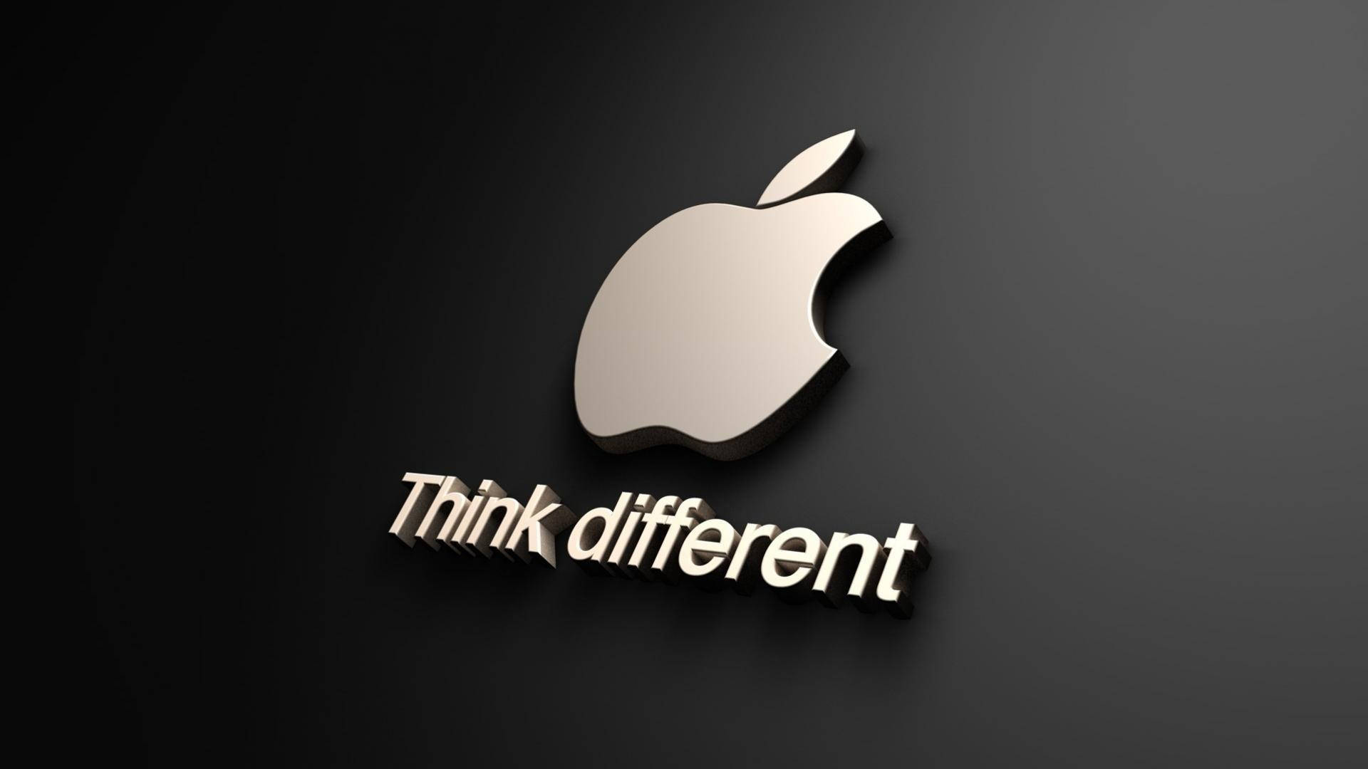 Sleik Apple-logo 4K Bakgrunner