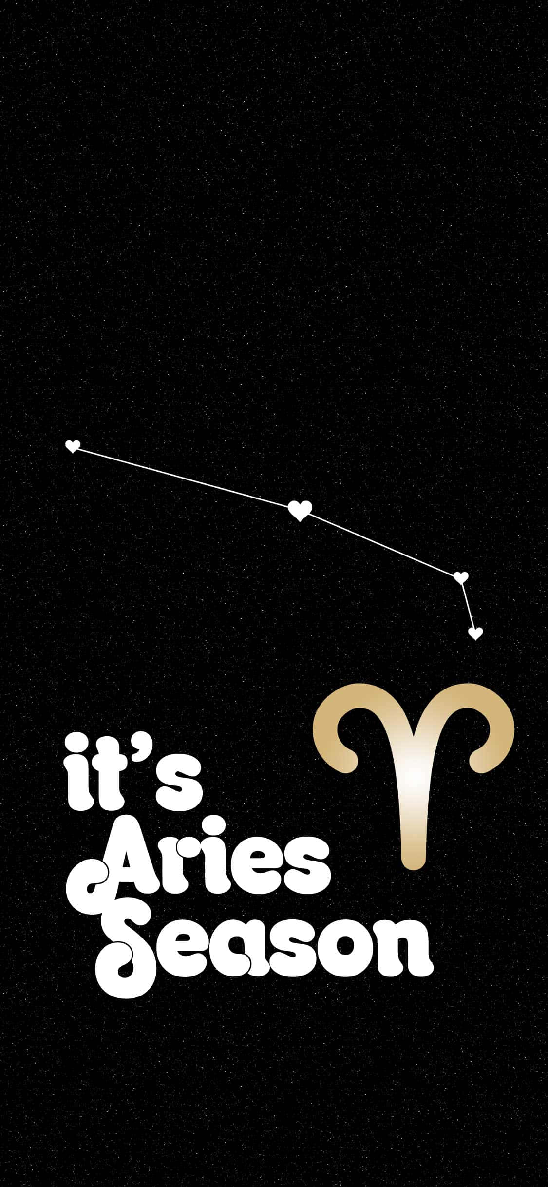 Slipp løs lidenskapen og oppnå dine villeste drømmer med den nye Aries iPhone Bakgrunner