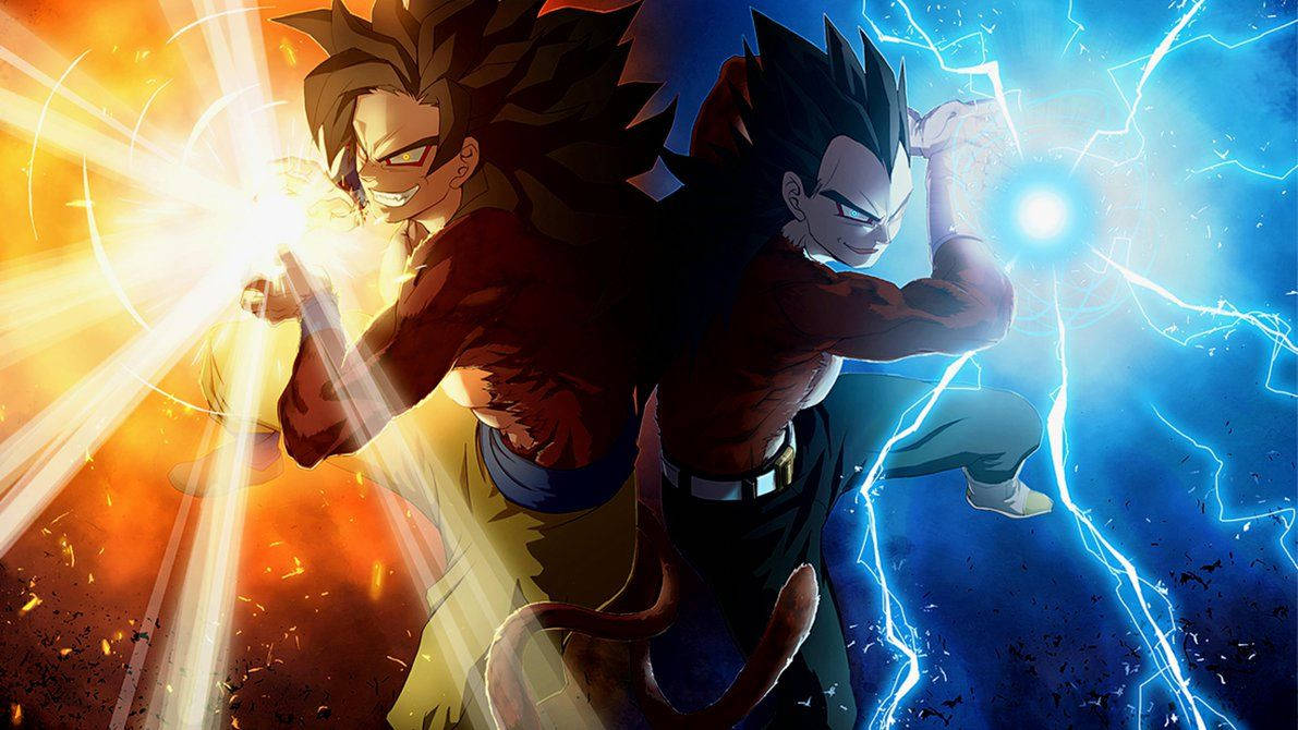 Slipp løs den sanne kraften til Super Saiyan 4 Bakgrunner
