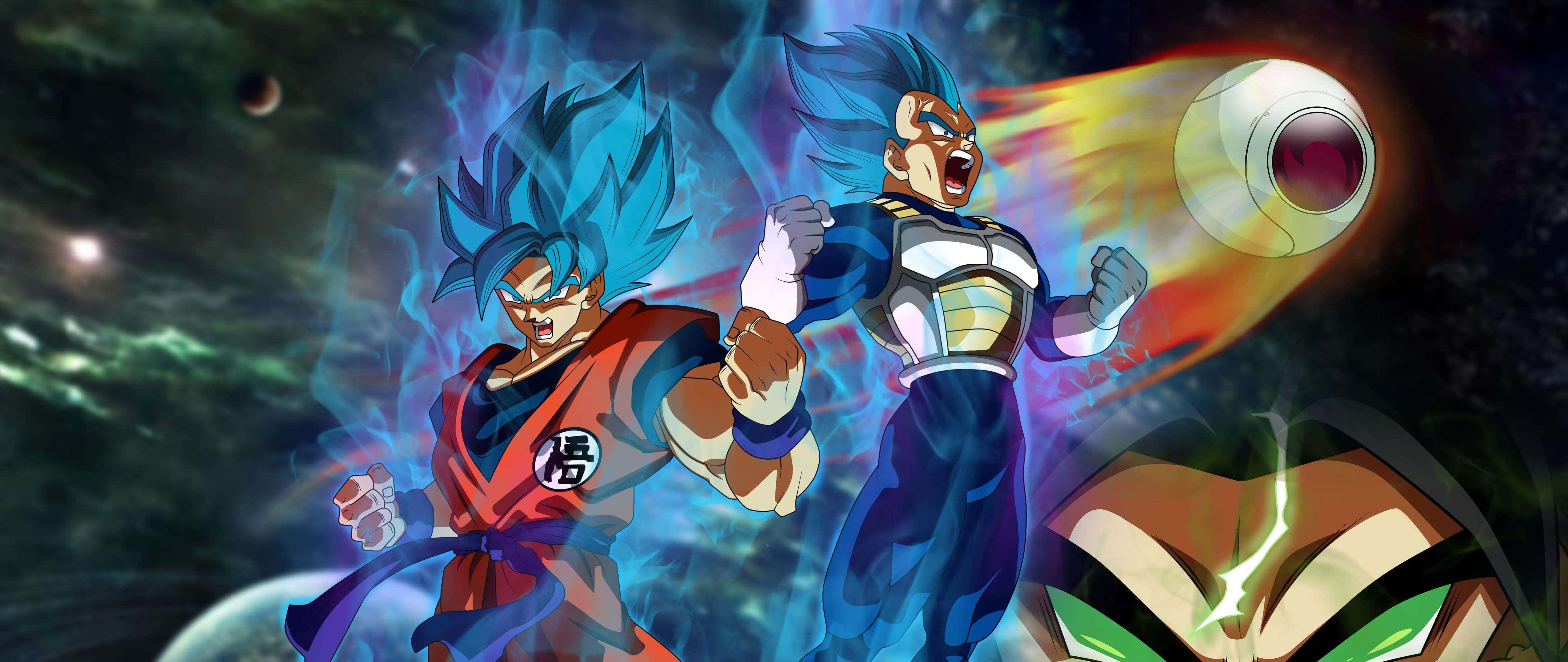 Slipp løs din indre Super Saiyan med Dragon Ball Super Broly Bakgrunner