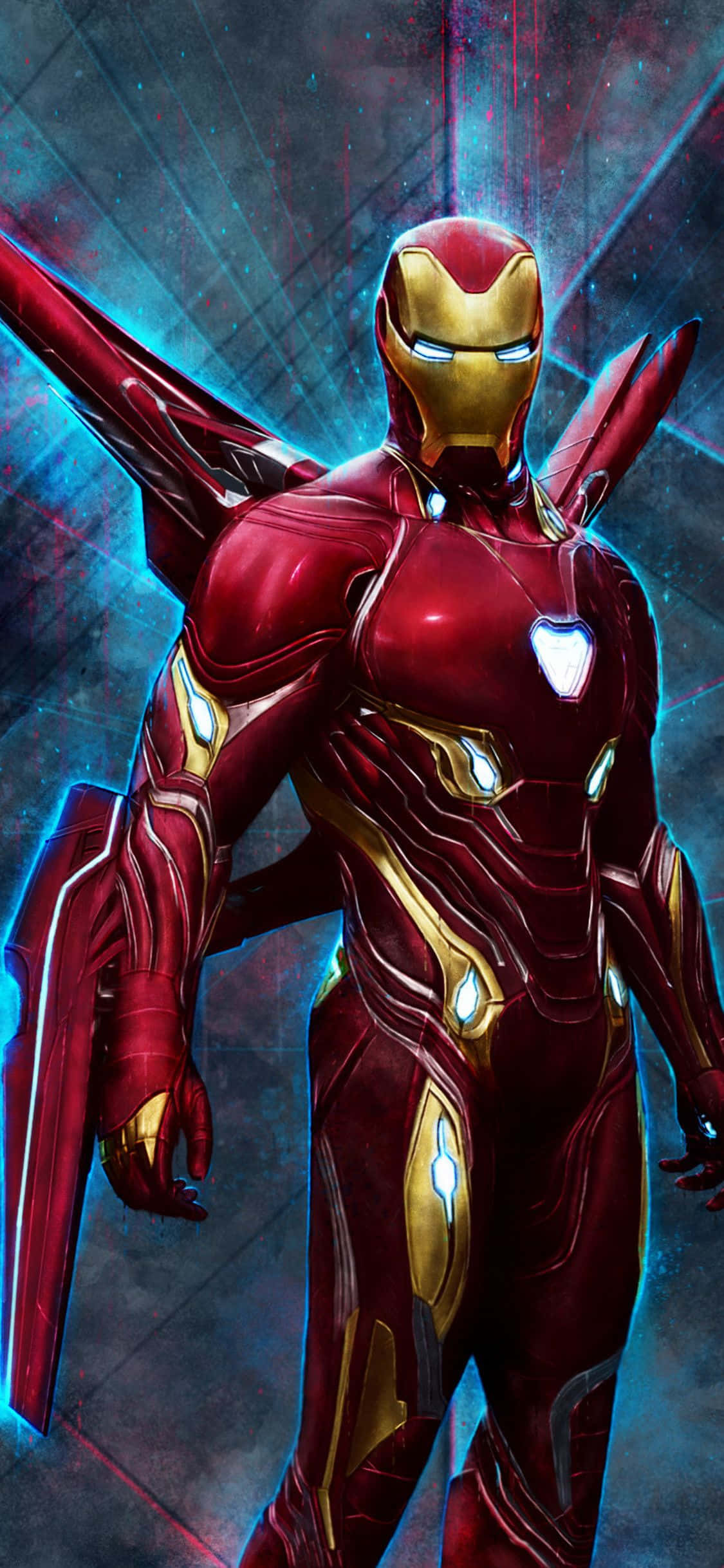 Slipp løs kraften til Iron Man med iPhone X Bakgrunner