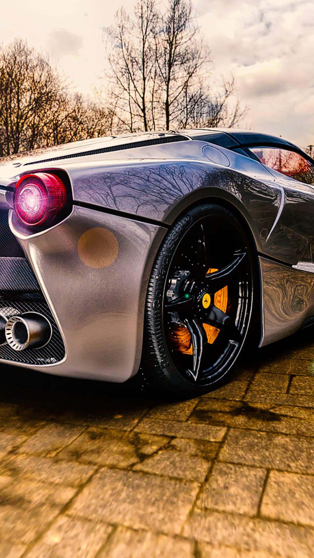 Sølv dyr Ferrari Bakgrunner