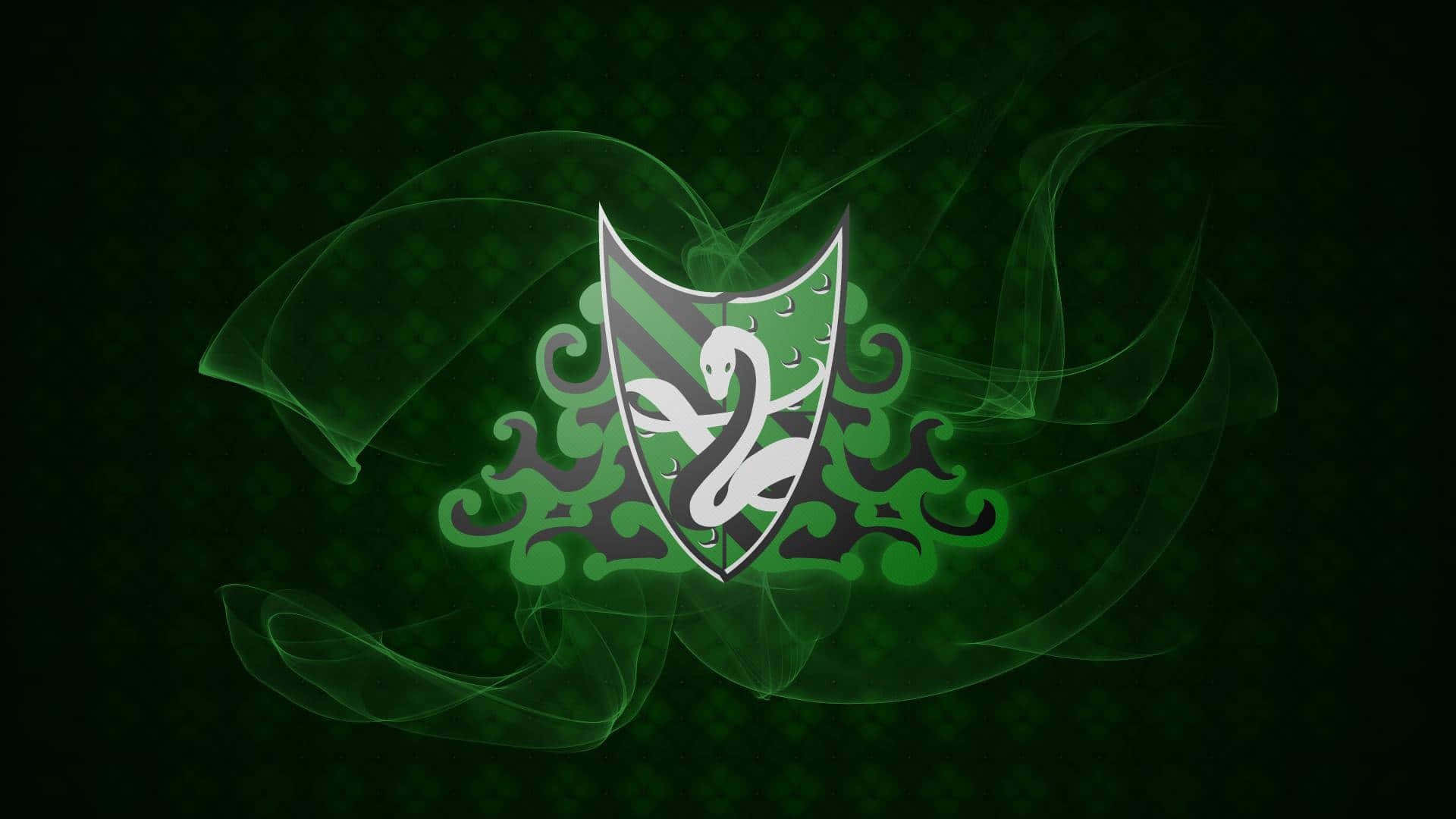 Slytherin-estetikk med en trylledrikkflaske Bakgrunner