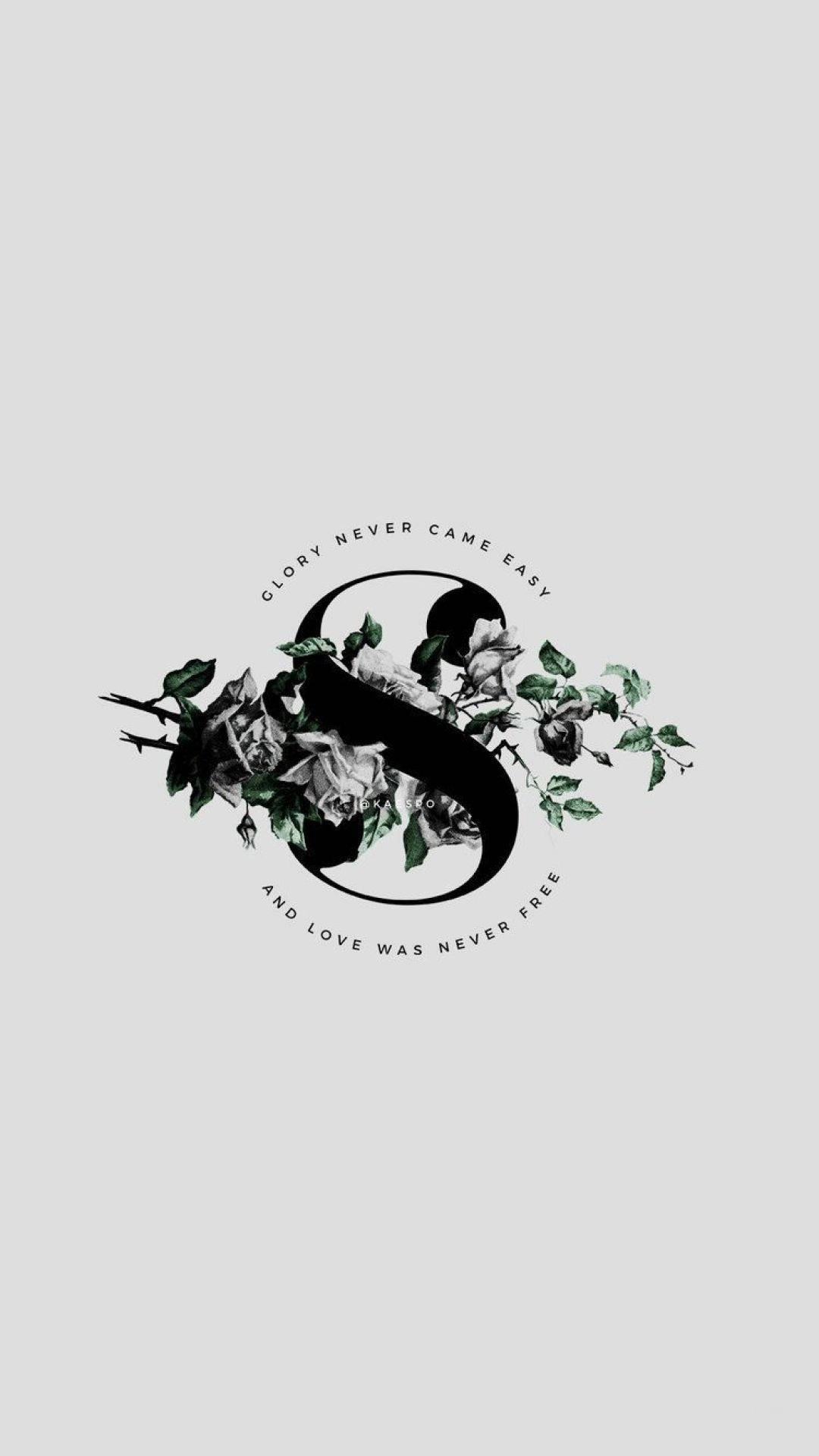Slytherin hvit estetikk iPhone Bakgrunner