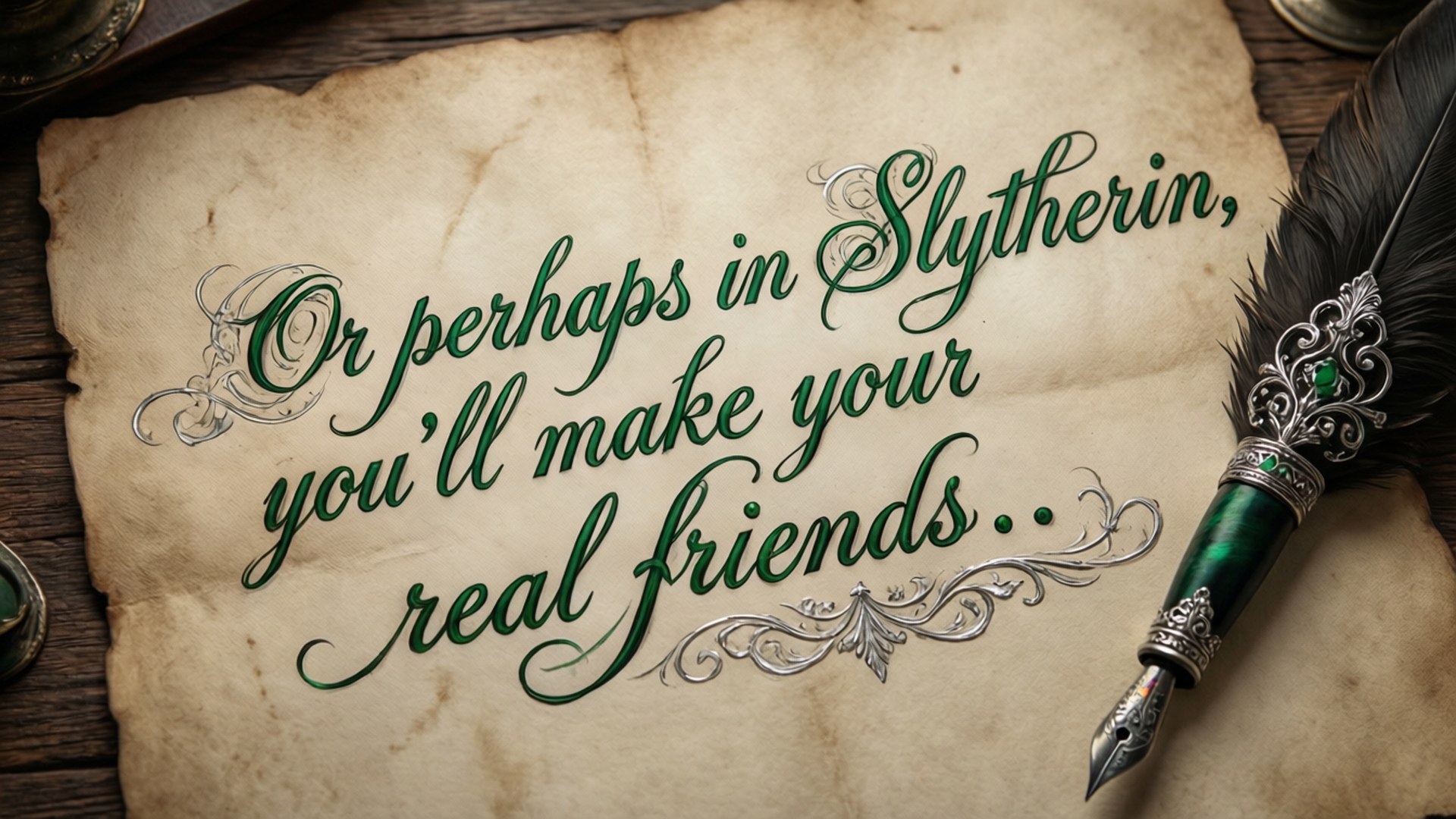 Slytherin-sorteringssitat Bakgrunner