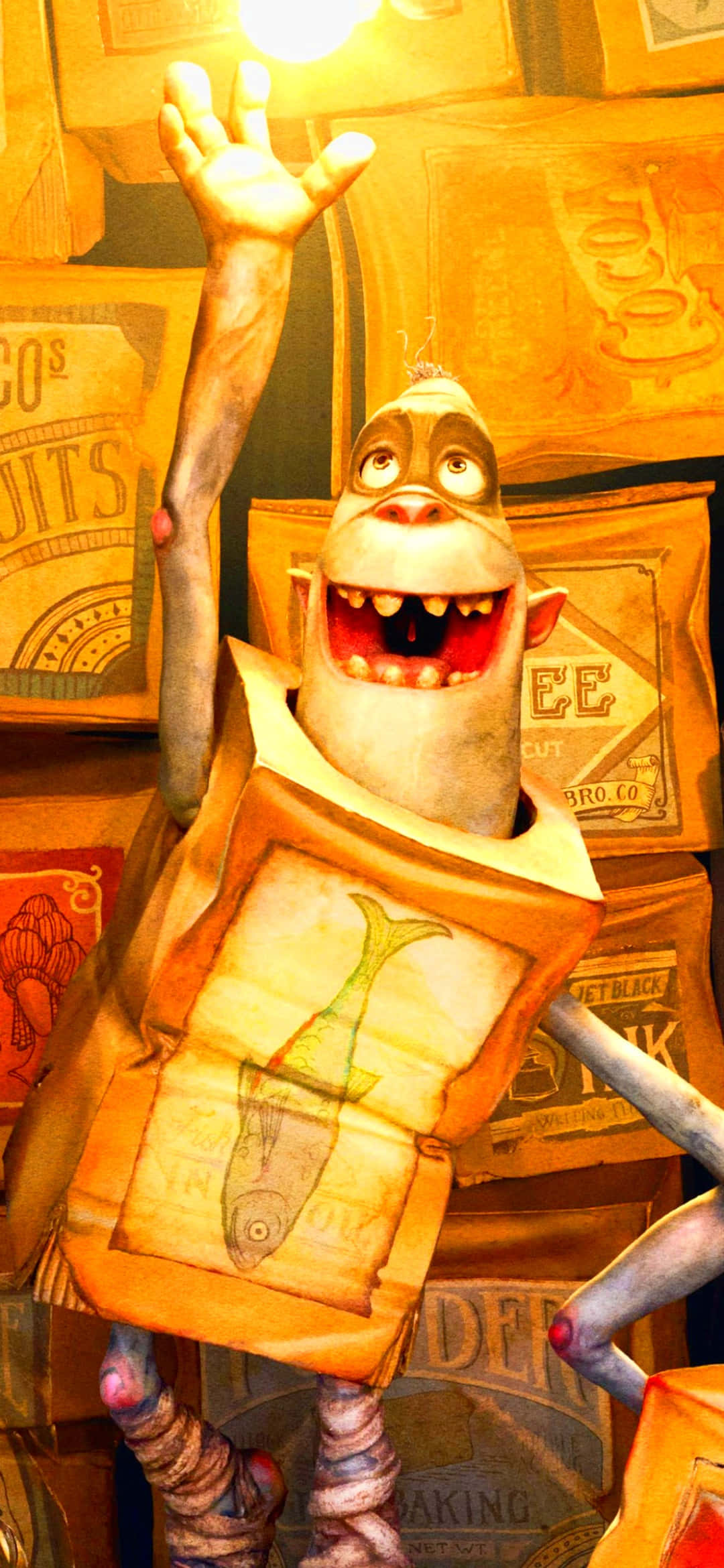 Smilende fisk fra The Boxtrolls Bakgrunner