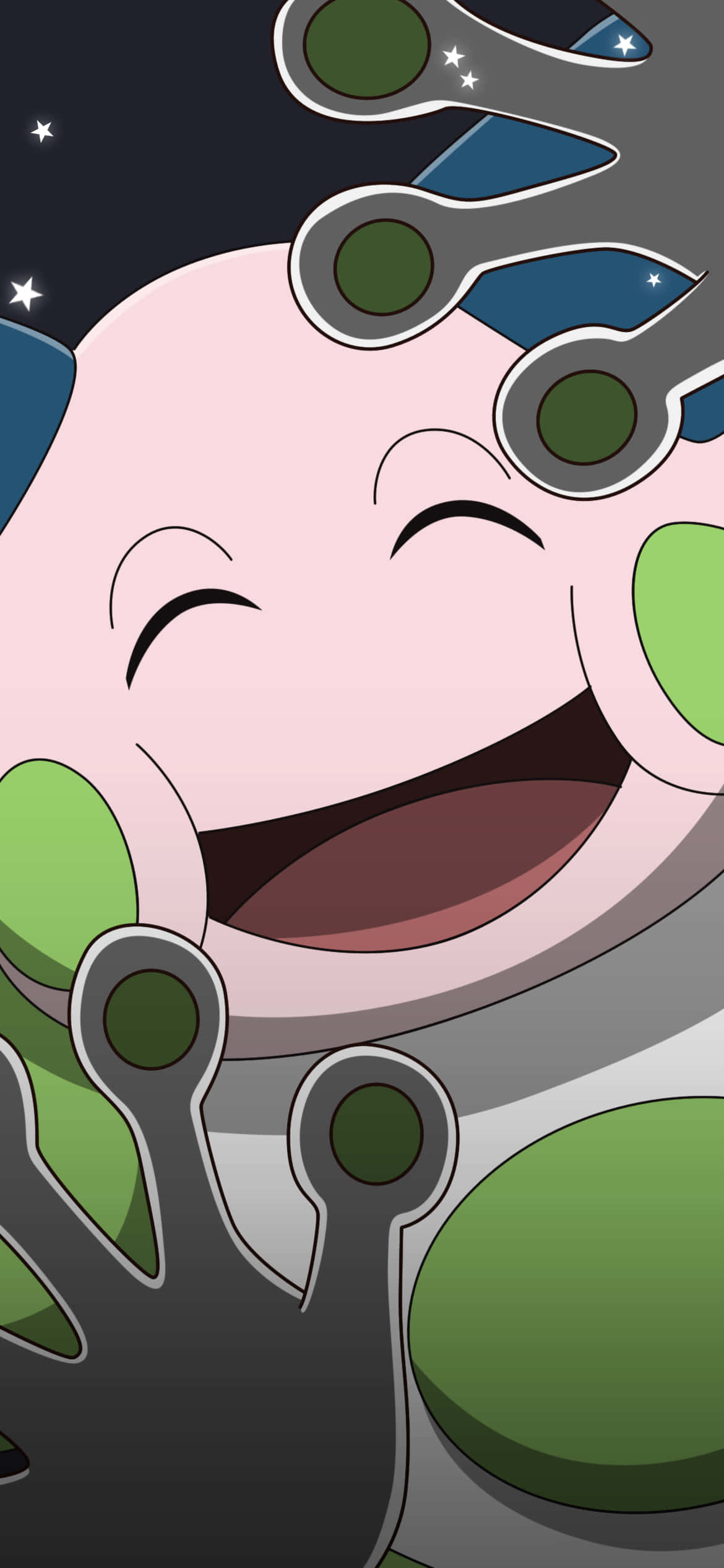 Smilende Mr. Mime Bakgrunner