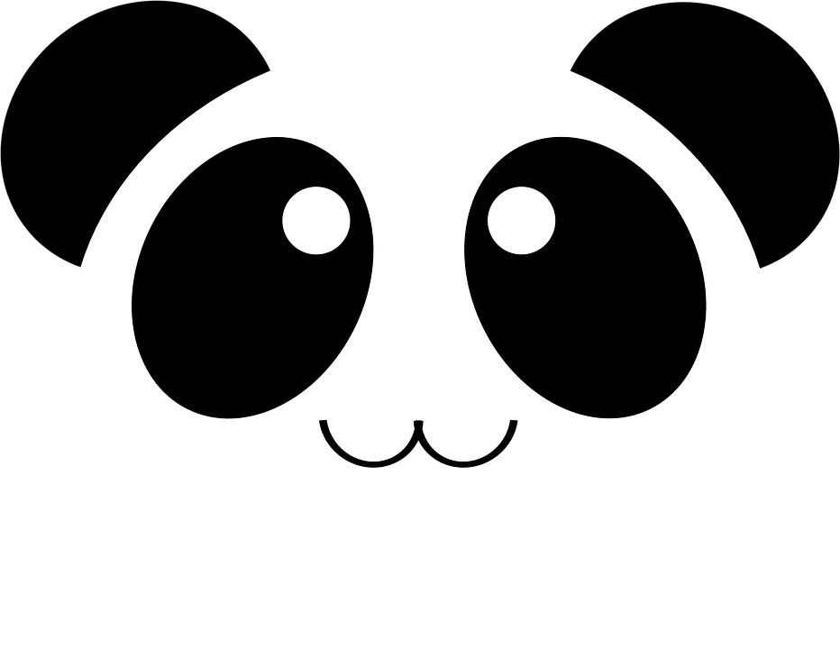 Smilende tegneserie-pandafjes Bakgrunner
