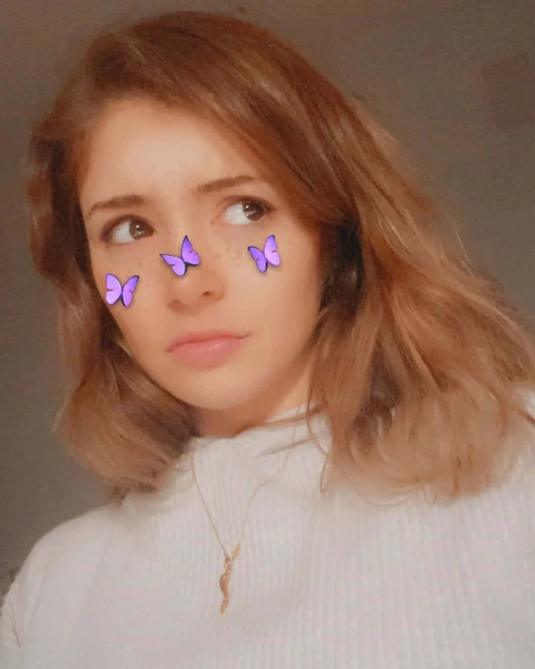 Snapchat sommerfuglfilter bilde Bakgrunner