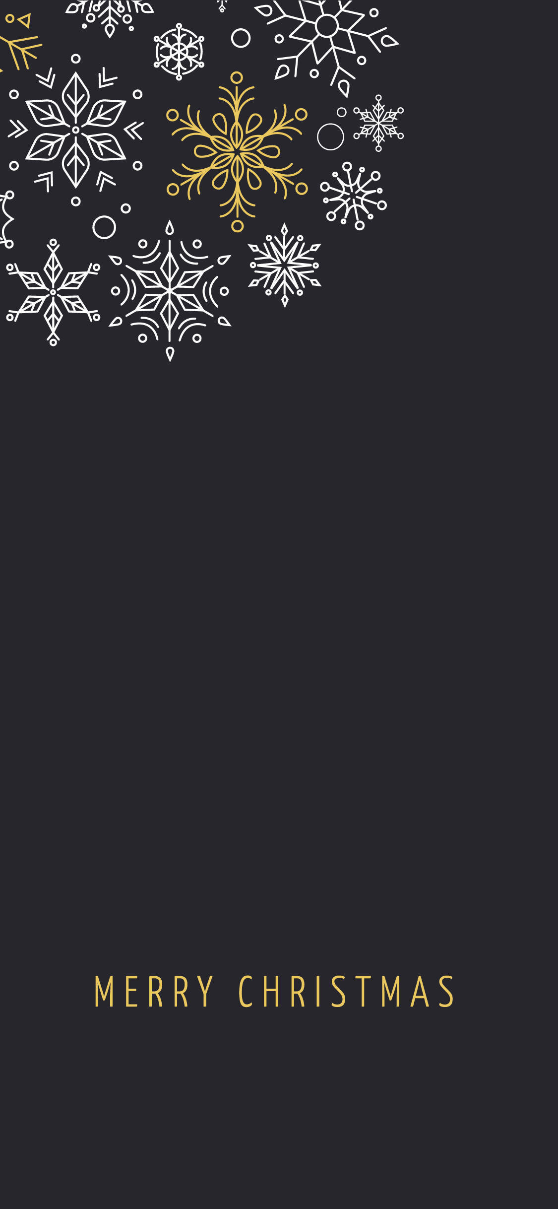 Snøfnugg estetisk jul iPhone Bakgrunner