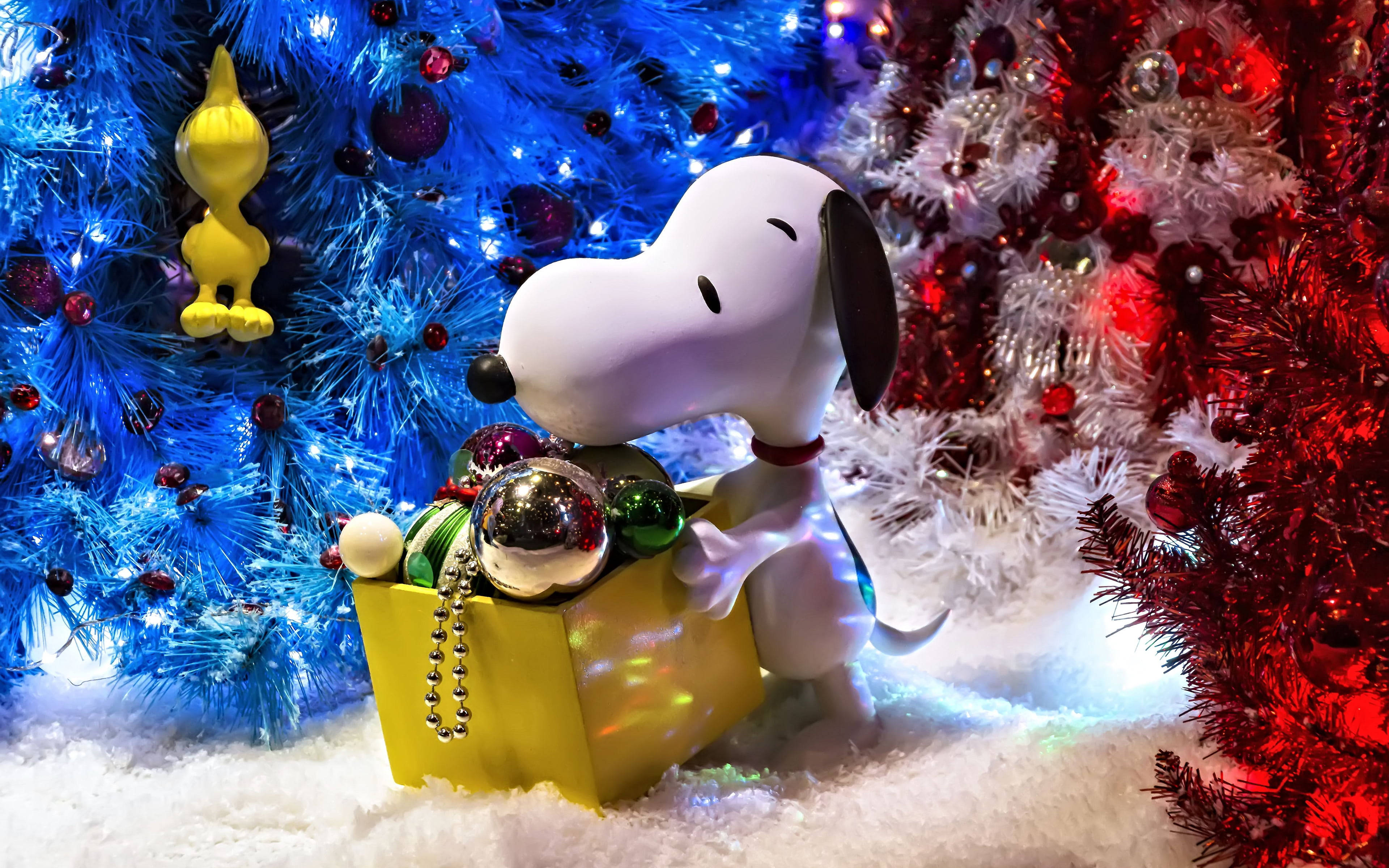 Snoopy Jul 3D Bakgrunner