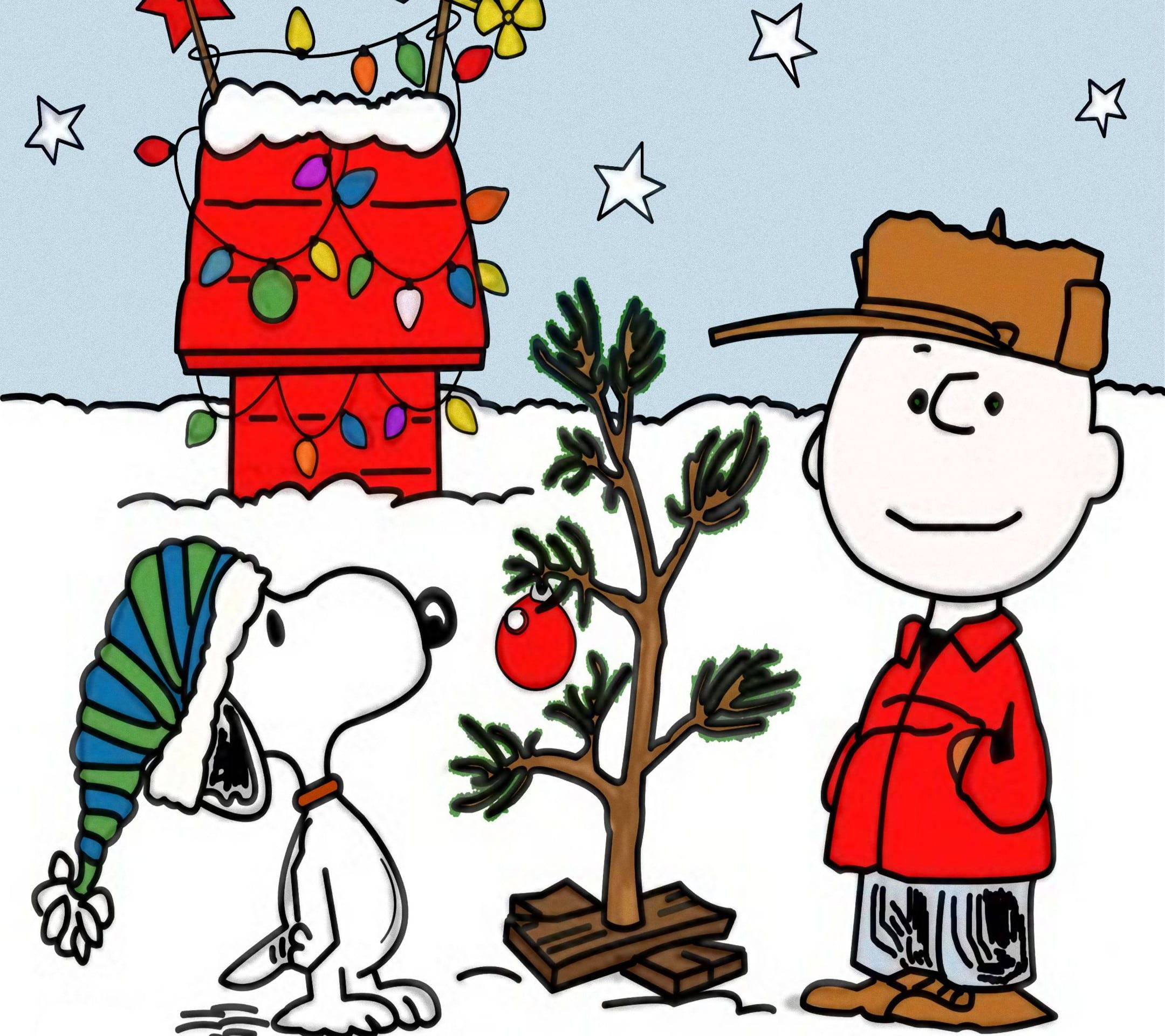 Snoopy-julestjerner Bakgrunner