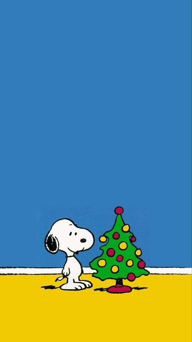 Snoopy juletre-mobil Bakgrunner