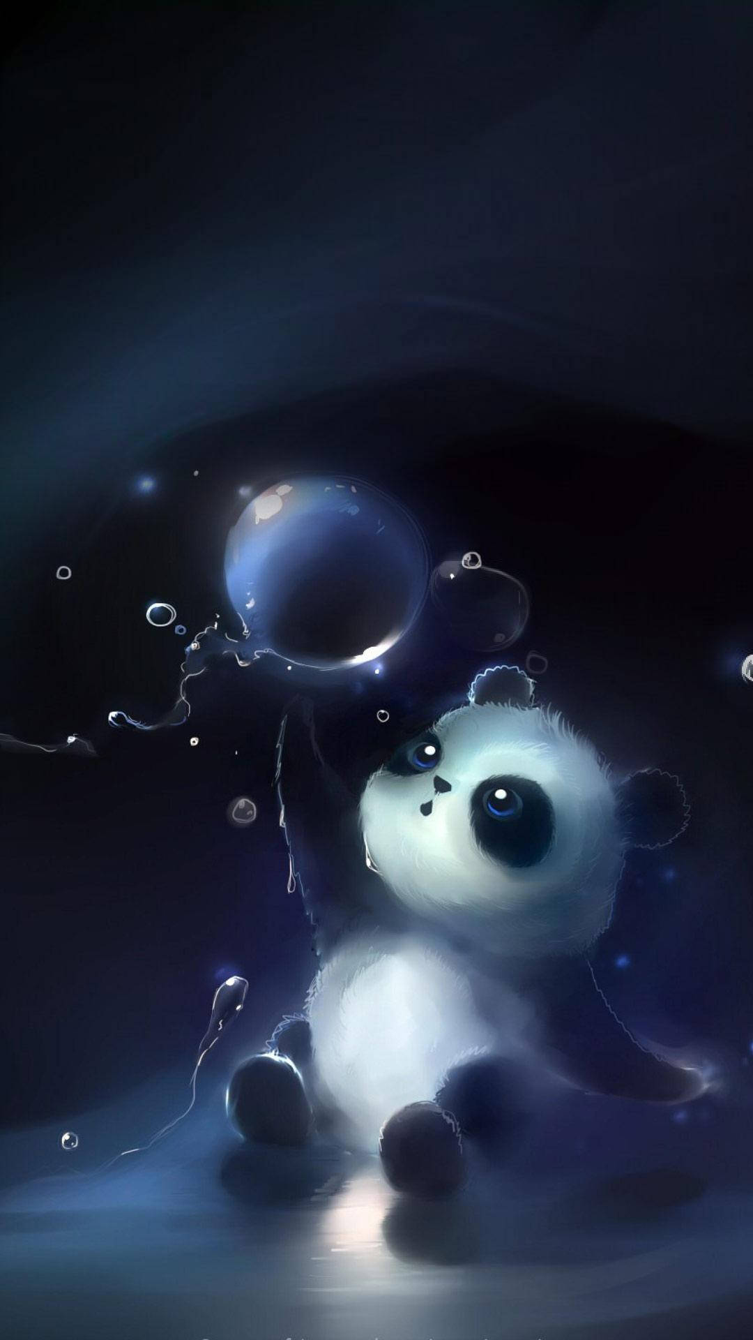 Søt 3D-panda-telefondeksel Bakgrunner