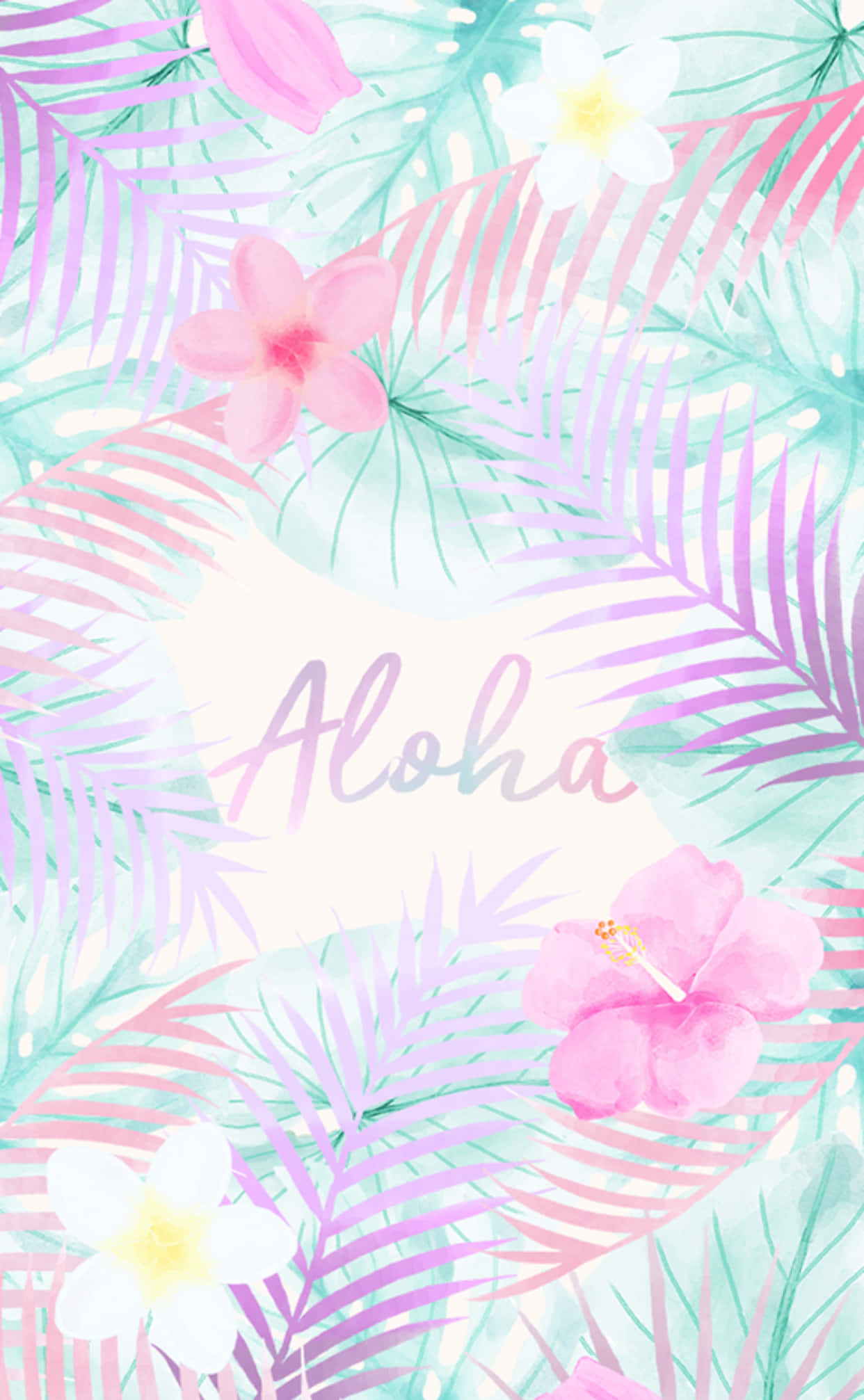 Søt Aloha Sommer iPhone Bakgrunner