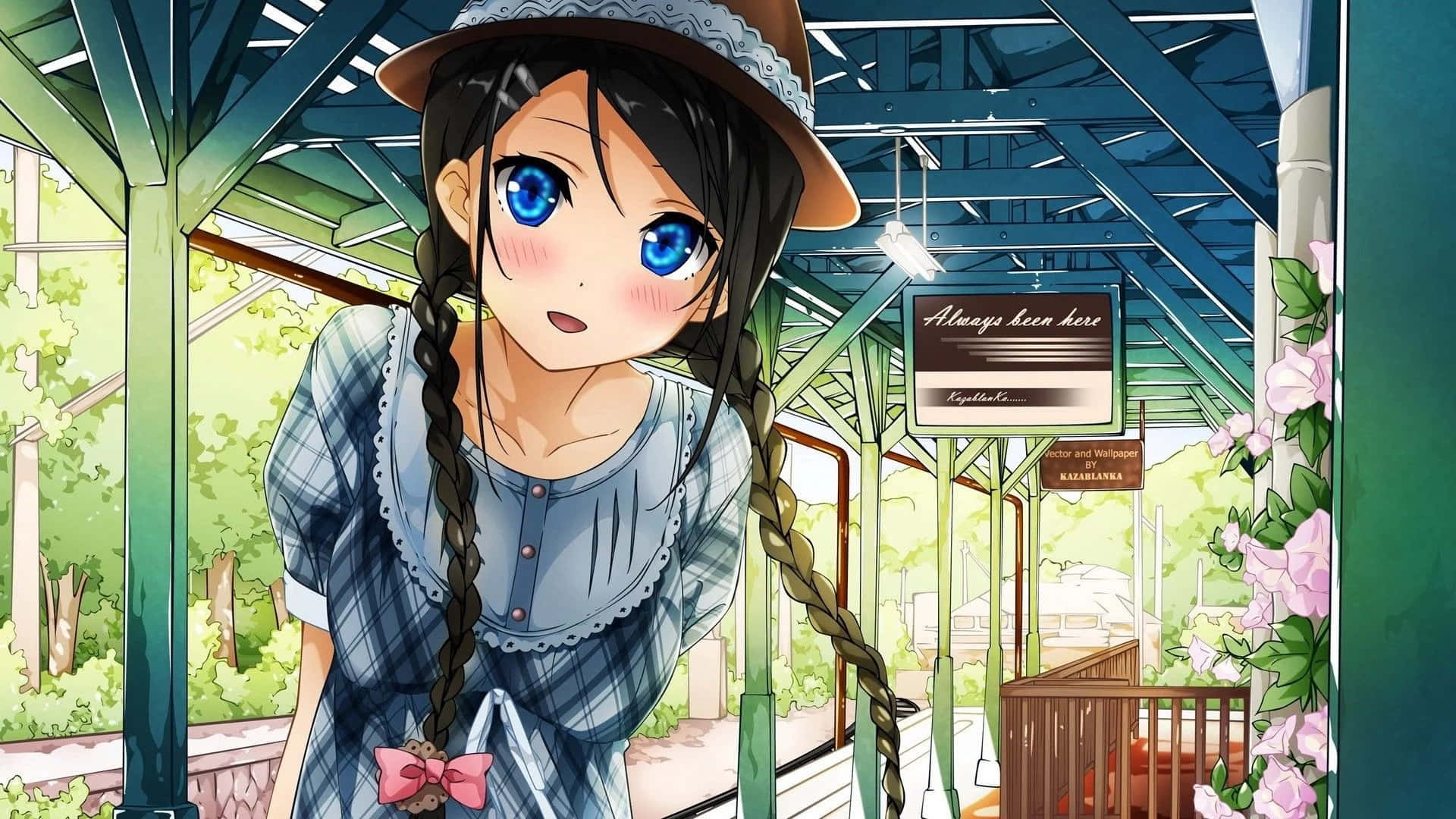Søt anime-bakgrunn Bakgrunner
