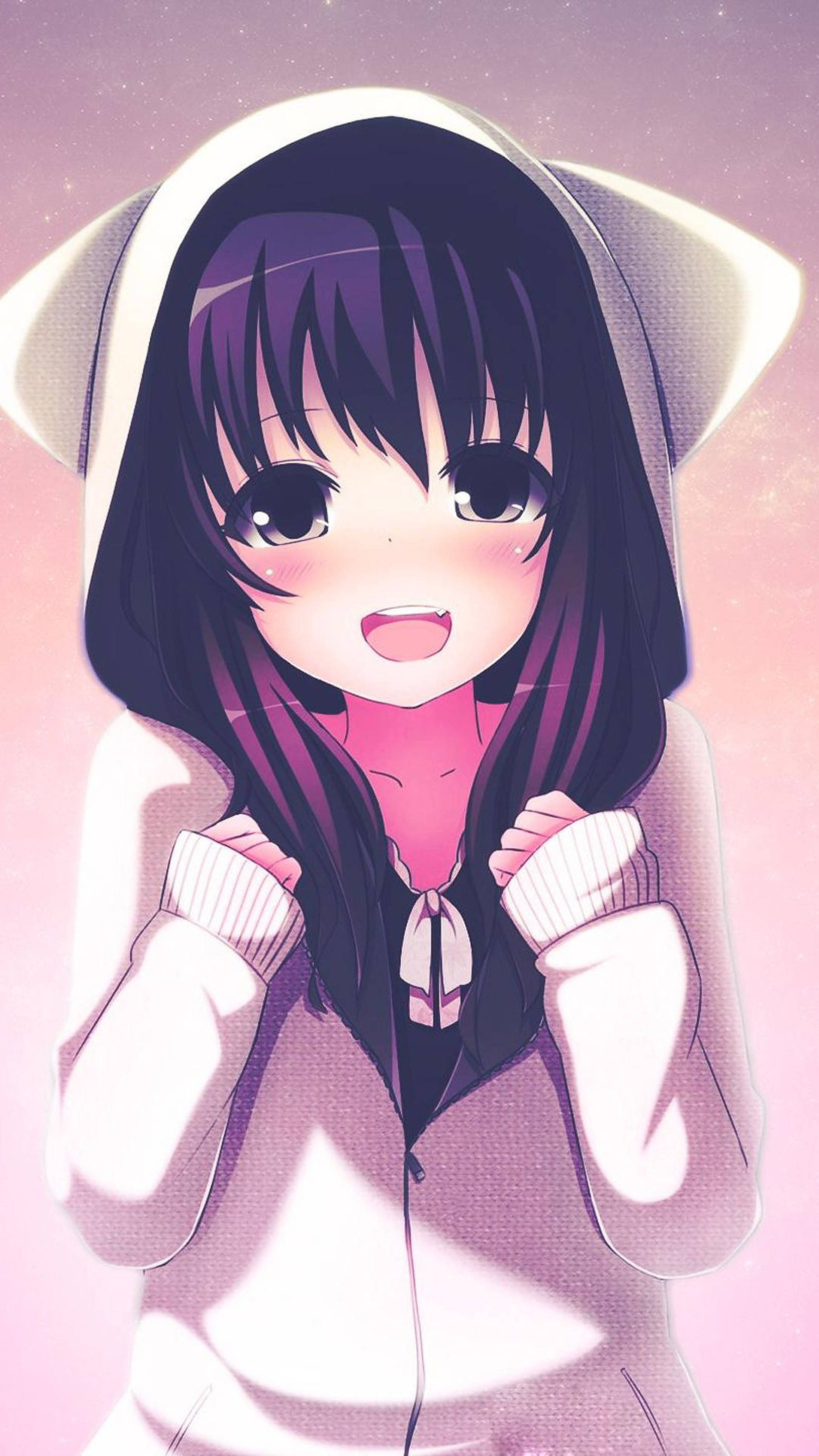 Søt anime-loli iPhone Bakgrunner
