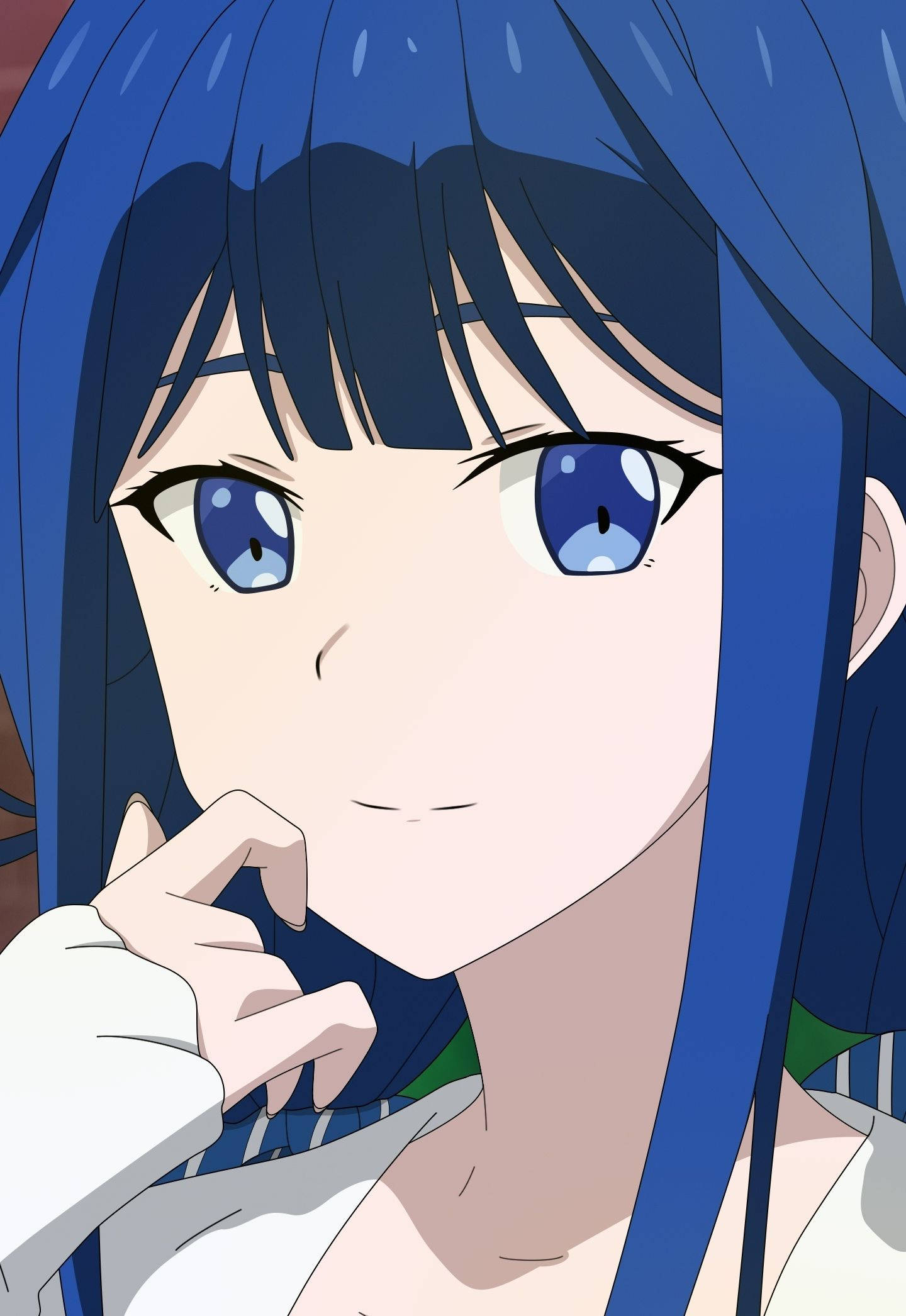 Søt Anime PFP Aki Adagaki Bakgrunner