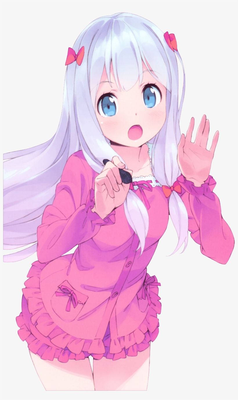 Søt anime-PFP Izumi Sagiri Bakgrunner