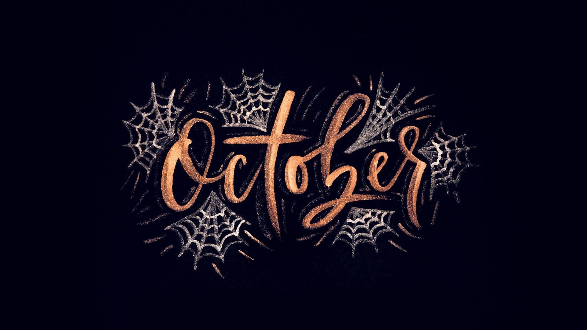 Søt estetisk Halloween oktober Bakgrunner