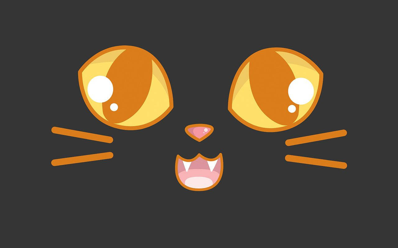 Søt Halloween-katt Bakgrunner