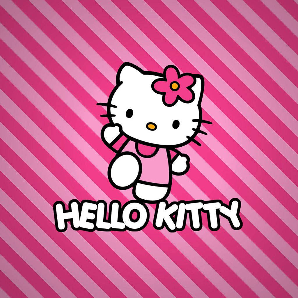 Søt Hello Kitty iPad Bakgrunner