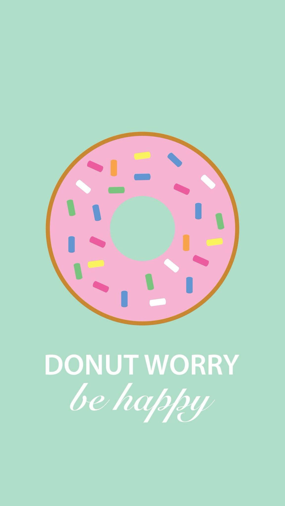 Søt iPad-donut-bakgrunn Bakgrunner