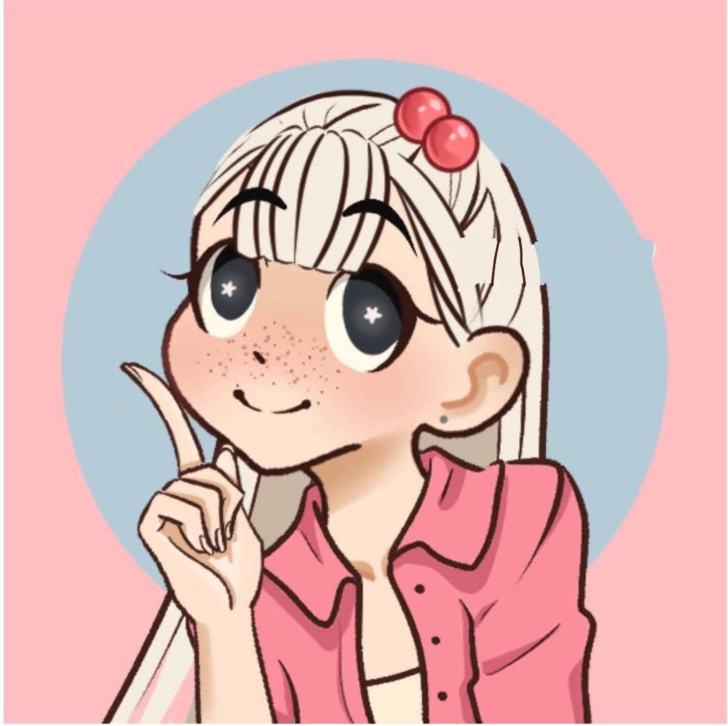 Søt jente som poserer preppy PFP Bakgrunner