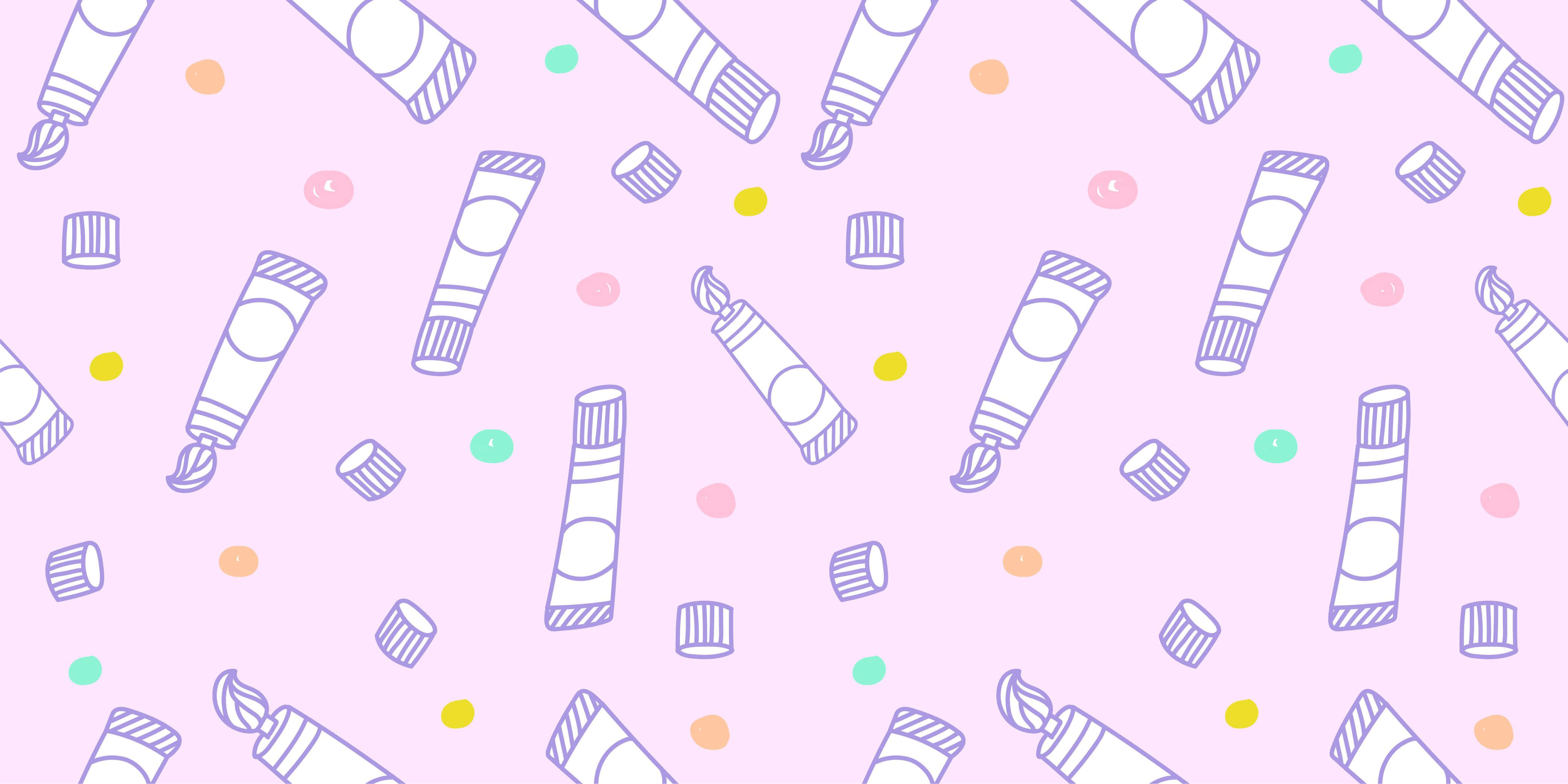 Søt Kawaii Rosa Bakgrunn Bakgrunner
