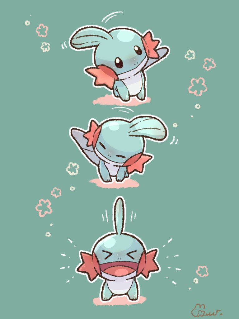Søt Mudkip-kunst Bakgrunner