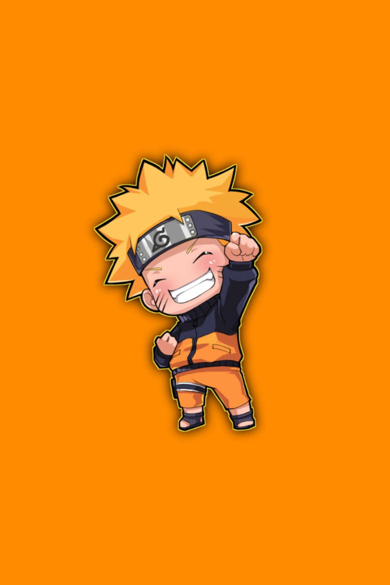 Søt Naruto Glis Posisjon Bakgrunner