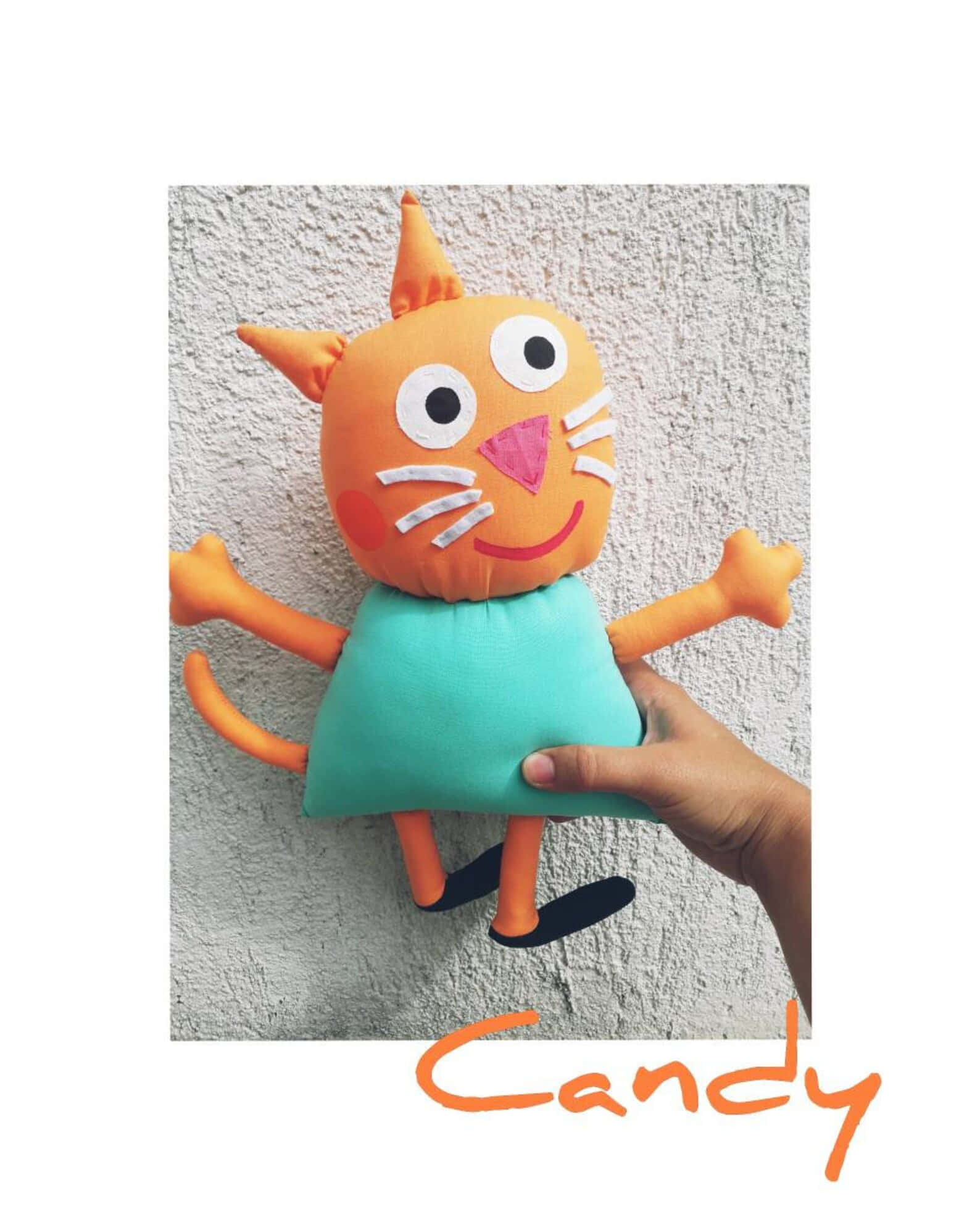 Søt og fargerik Candy Cat Bakgrunner